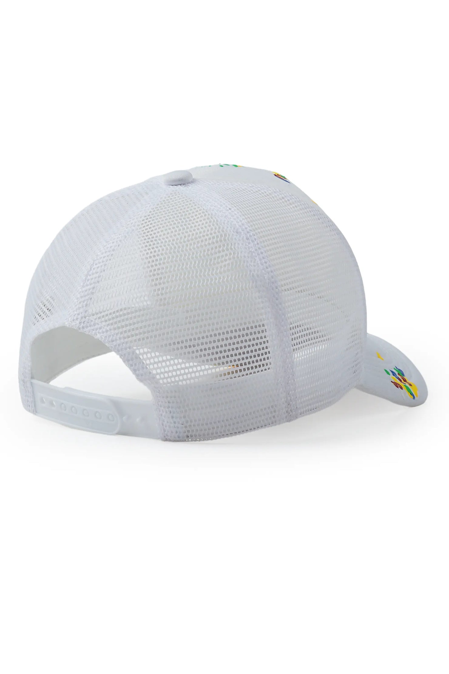Jahan White Graphic Trucker Hat