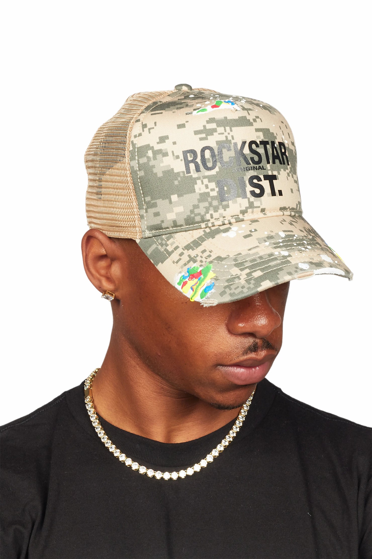 Neptune Digital Camo Trucker Hat