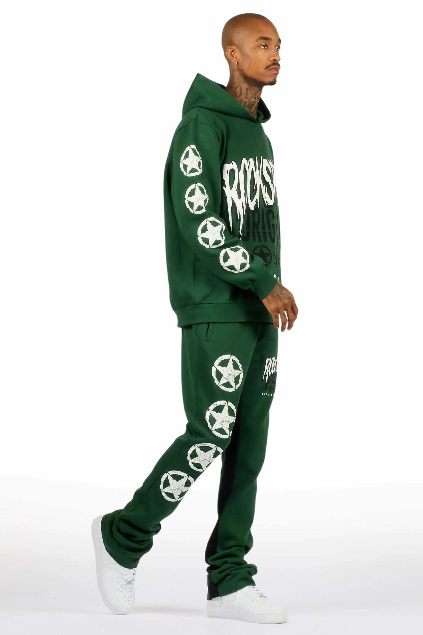 Wizzurd Green Stacked Track Set