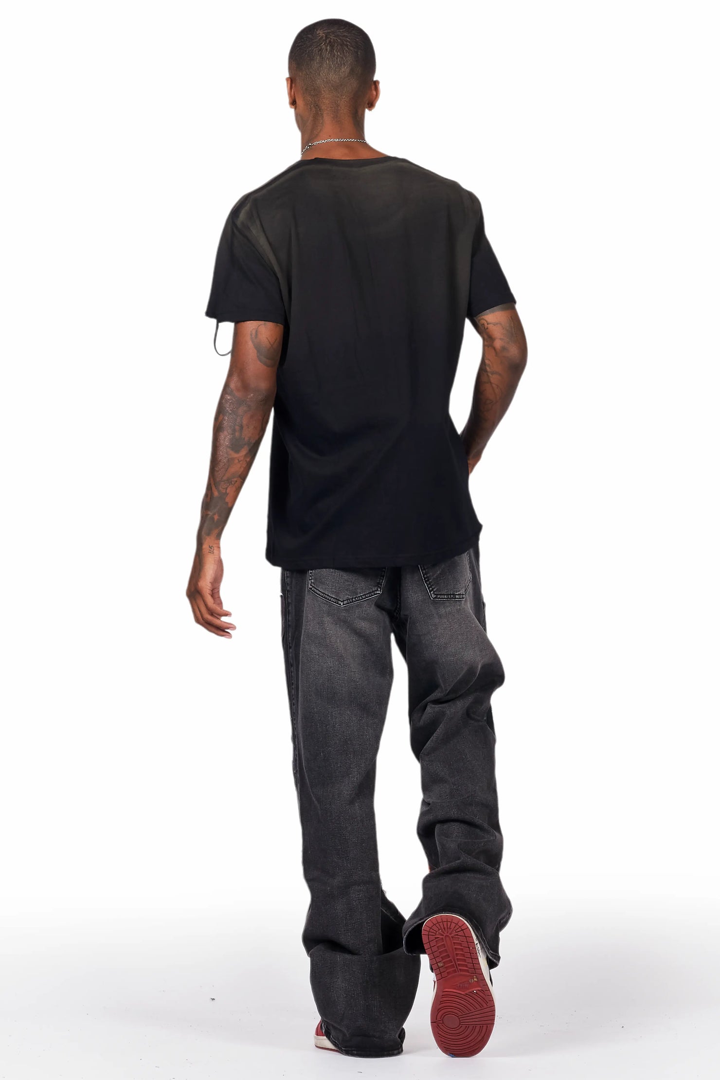 Arvid Dark Grey Baggy Fit Jean