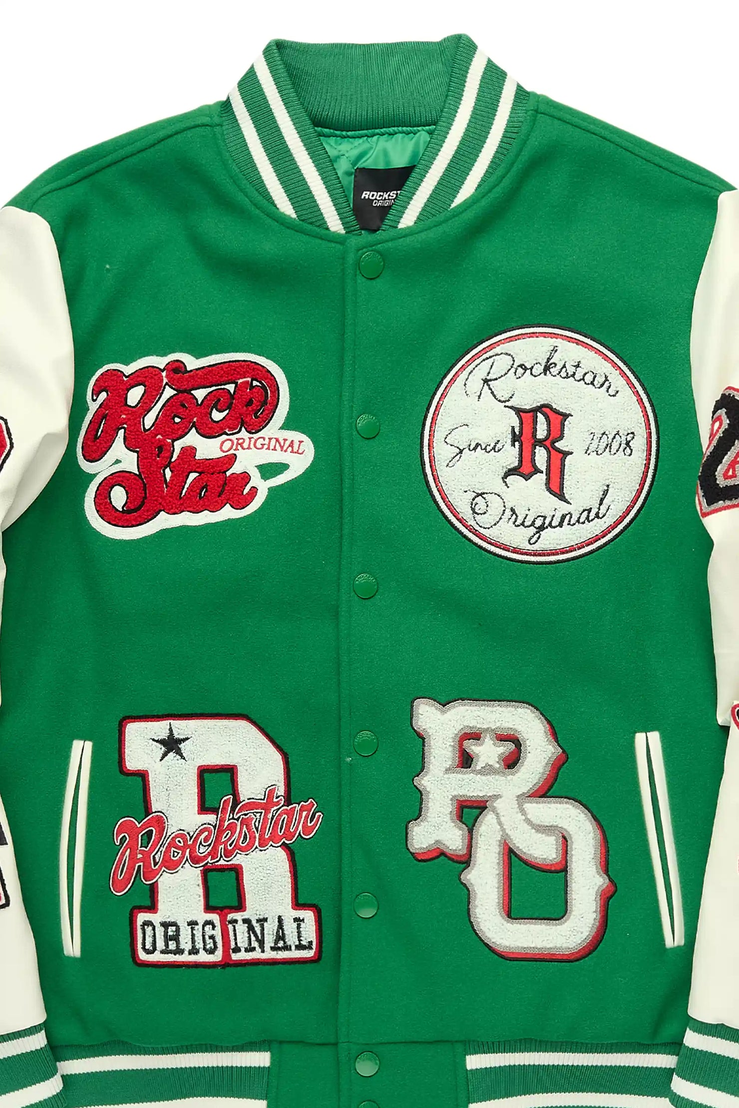 Ghoster Green Varsity Jacket