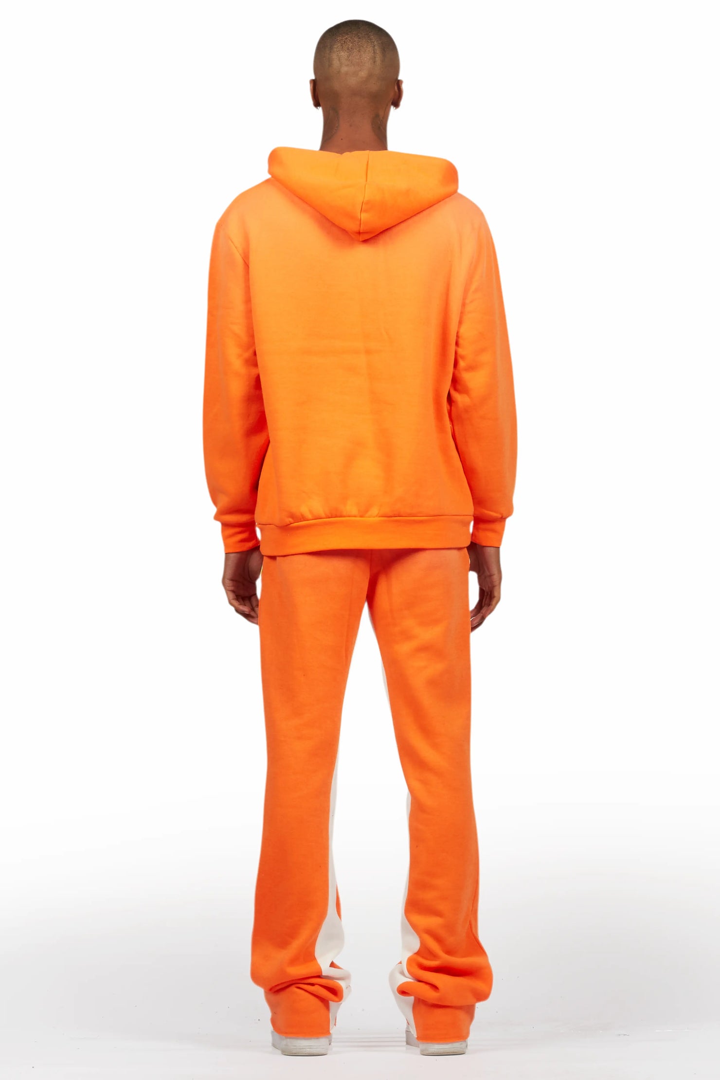 Rockstar Art Dist. Orange Hoodie/Baggy Track Pant Set