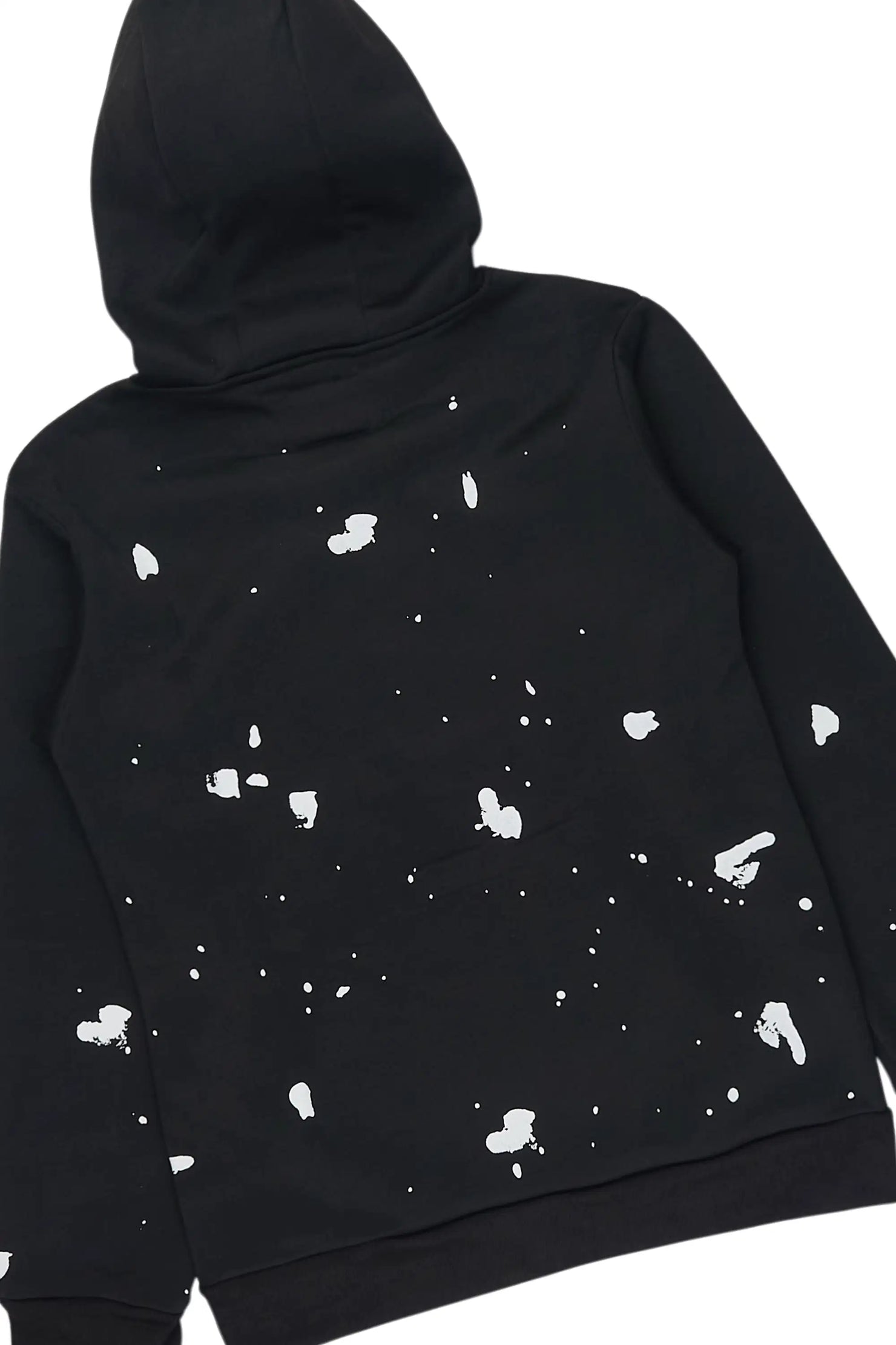 Boys Raffer Black Hoodie Short Set