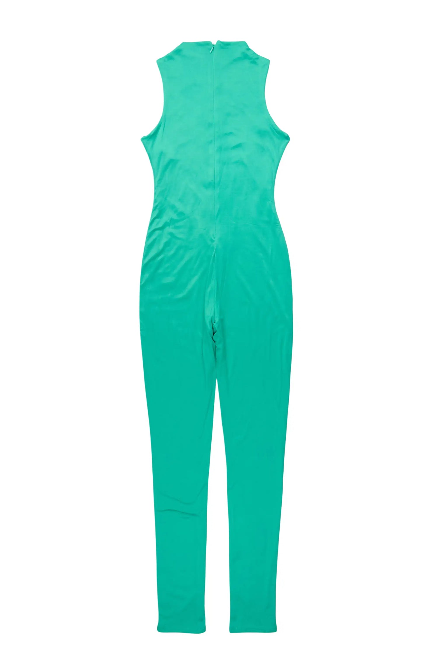 Zaryah Green Tank Jumpsuit