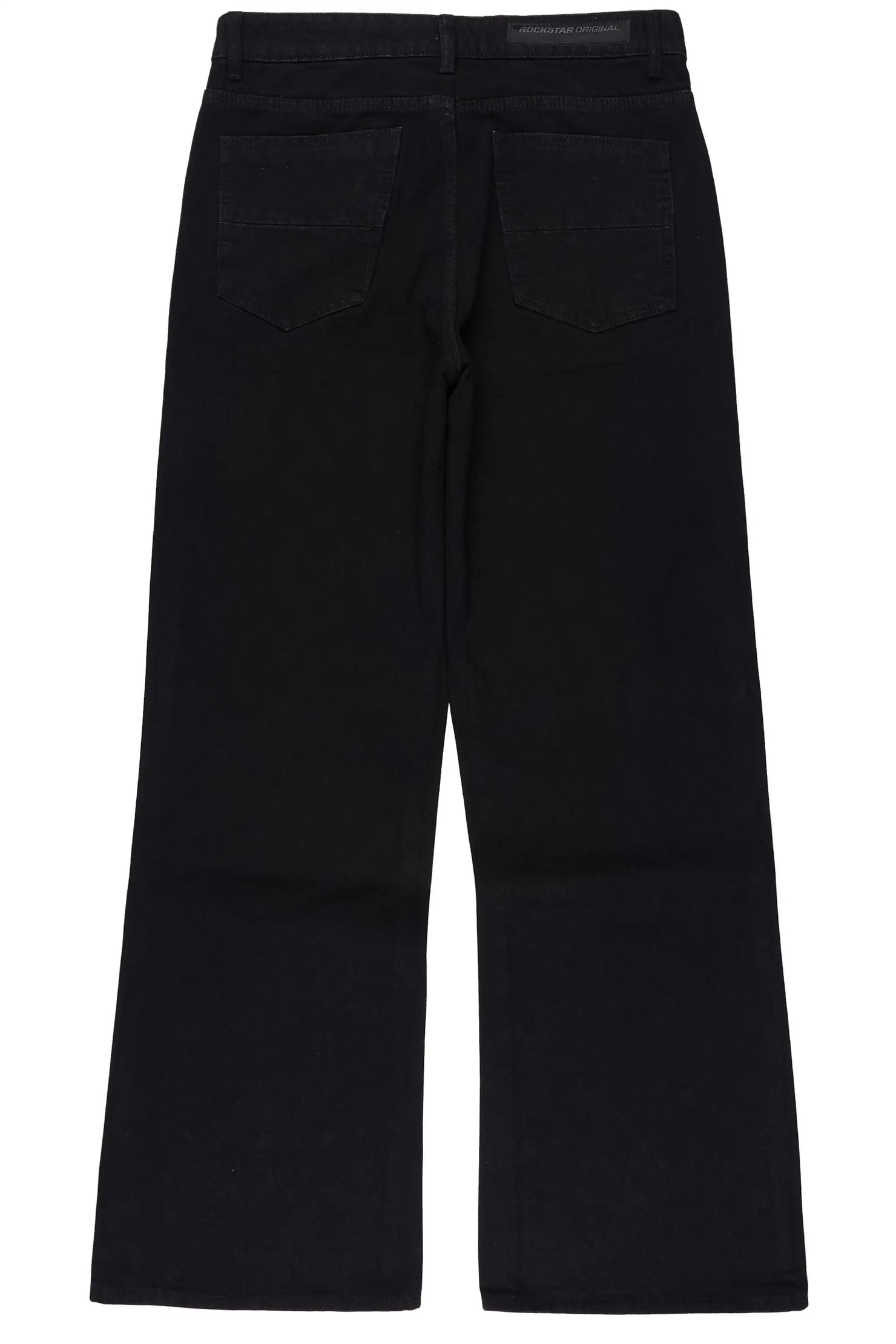 Lyrik Black Rhinestone Baggy Fit Jean