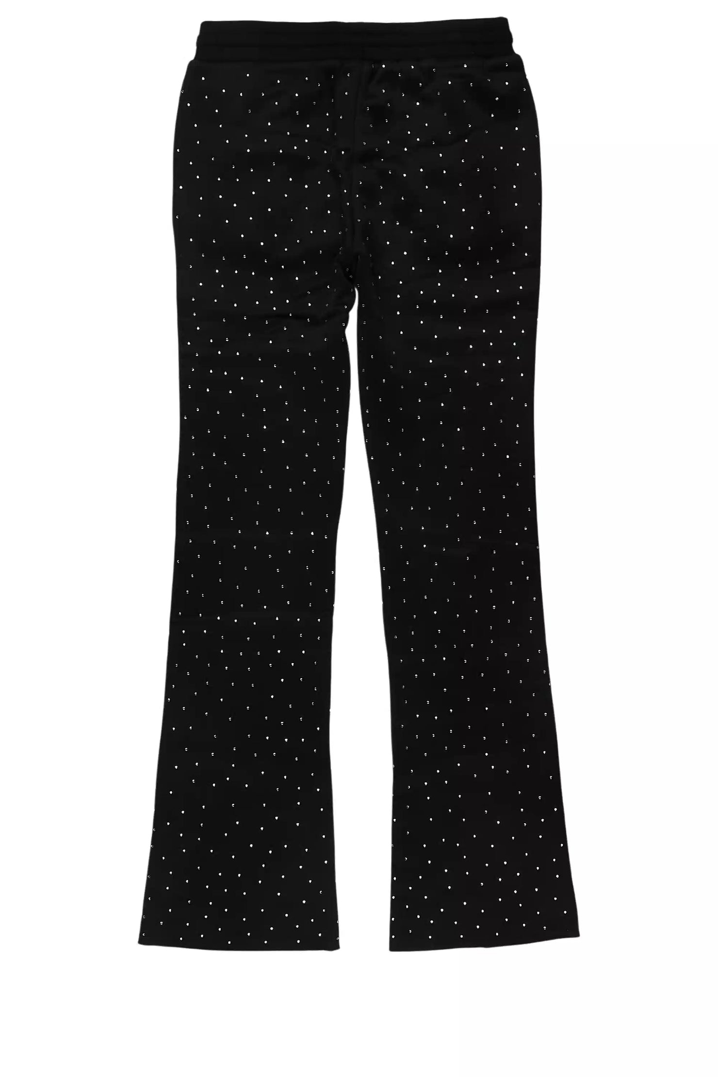 Girls Juliana Rhinestone Black Track Pant