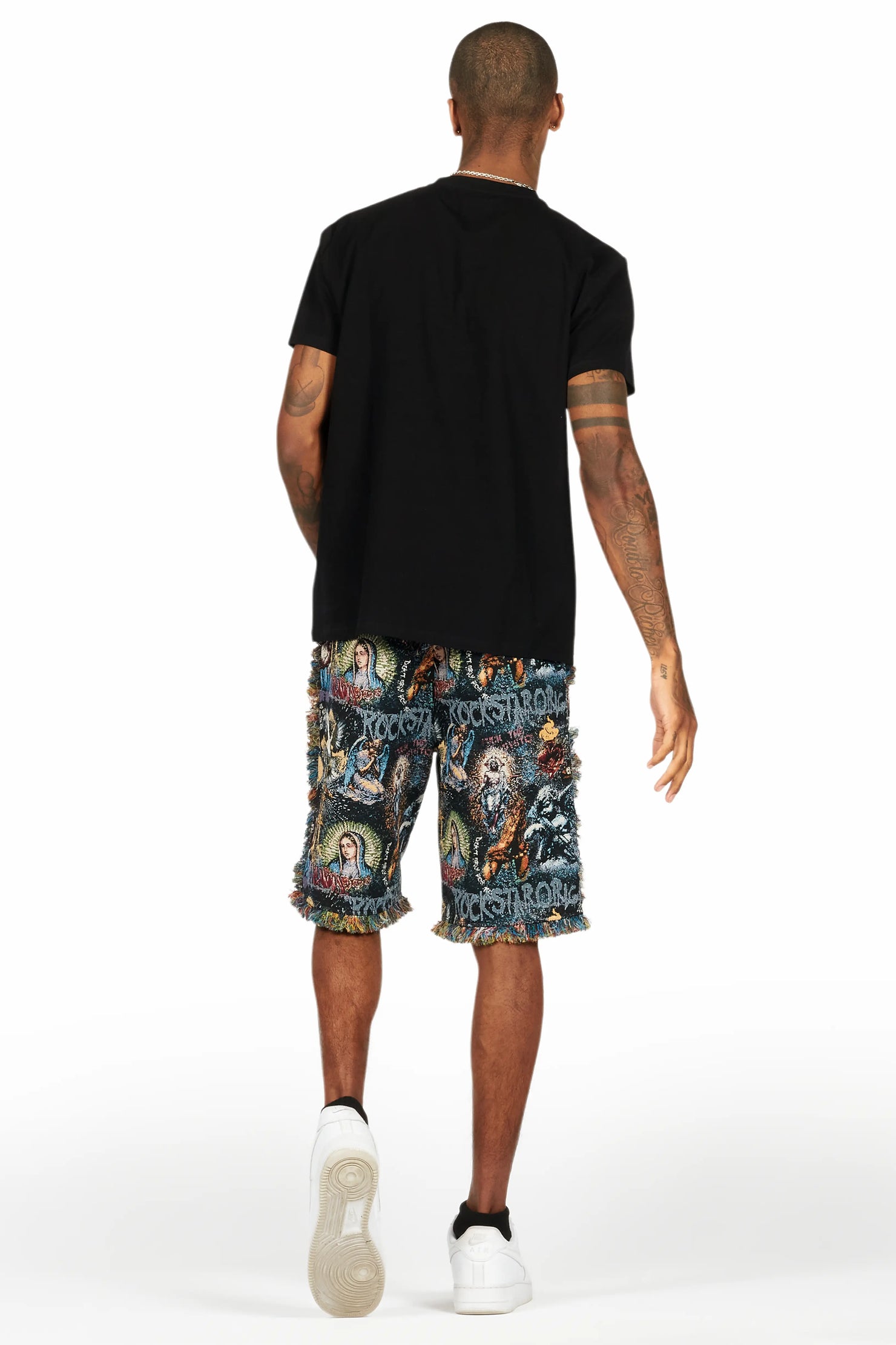 Tappy Black/Multi T-Shirt Short Set