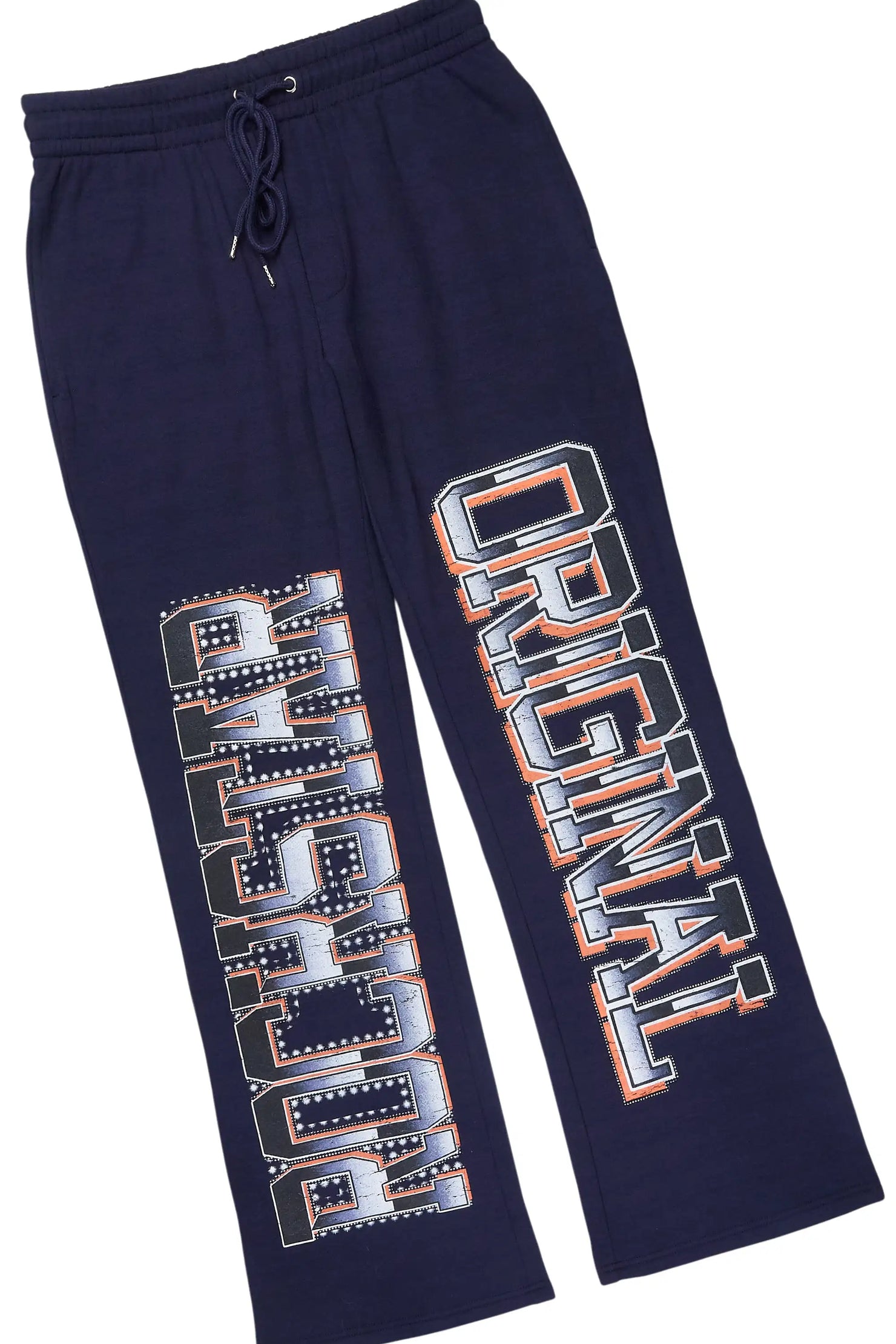 Kross Navy Hoodie/Baggy Pant Track Set