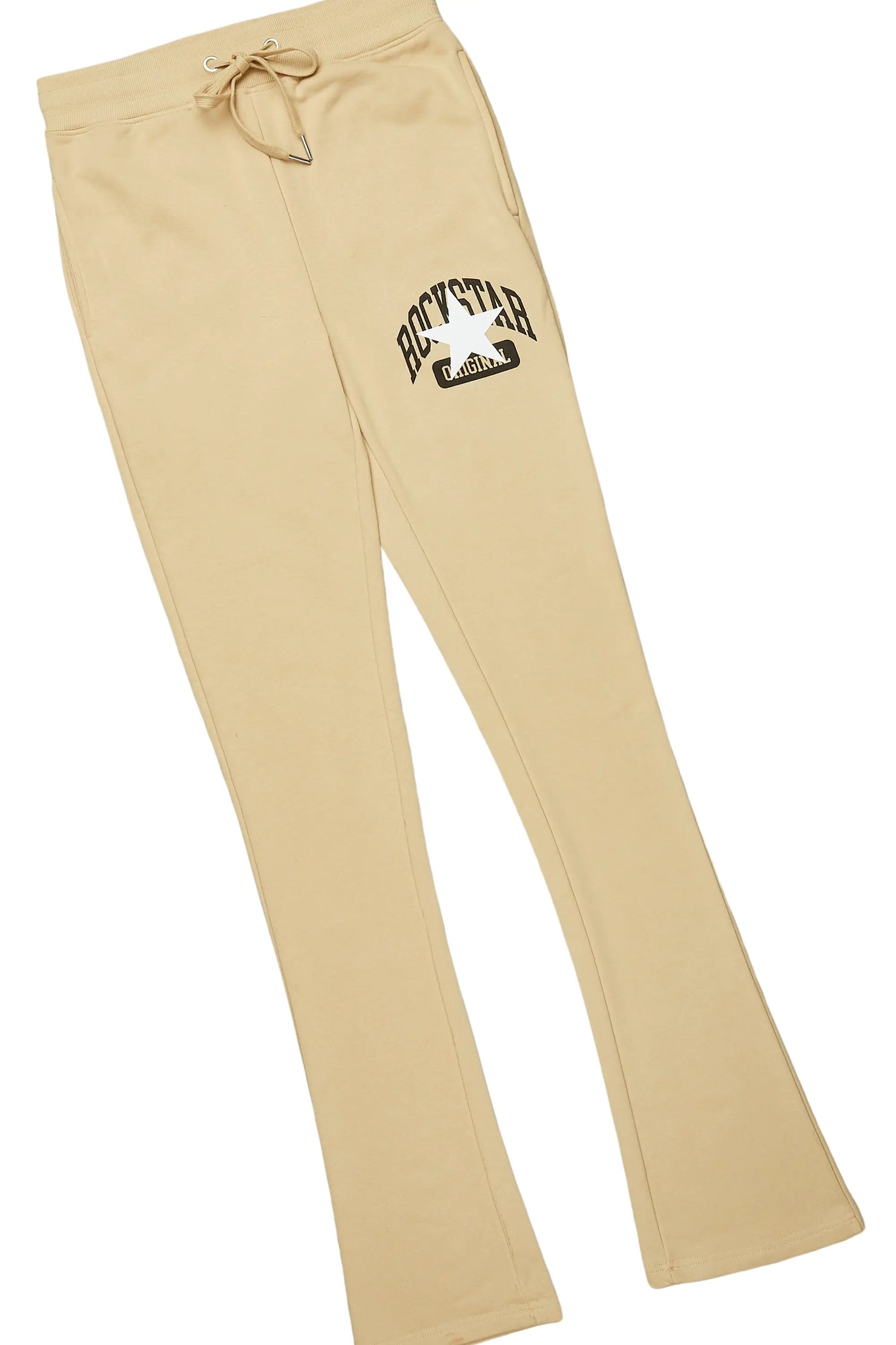 Mallor Black/Beige T-Shirt/Stacked Track Set