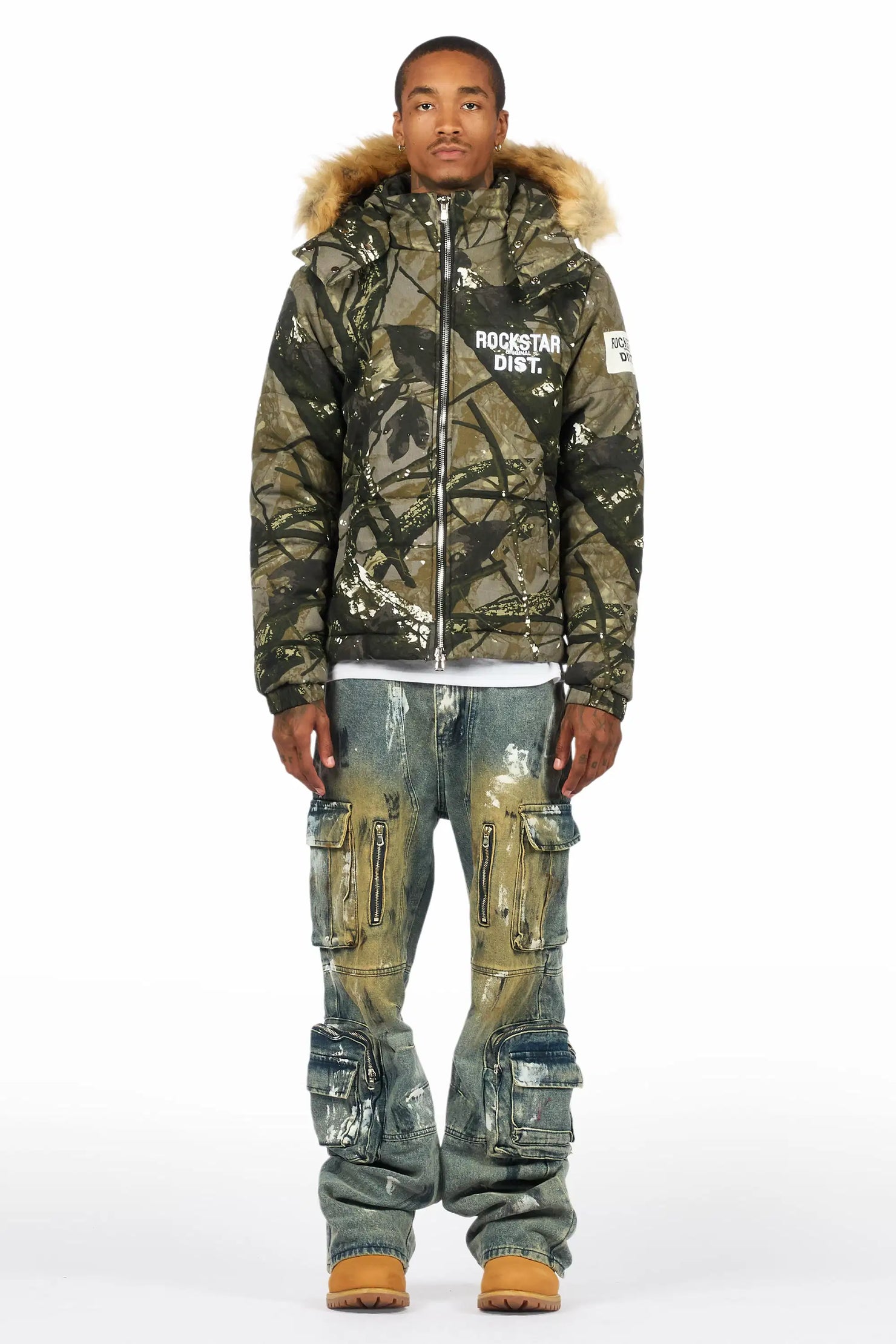 Ermis Dark Blue Baggy Jeans