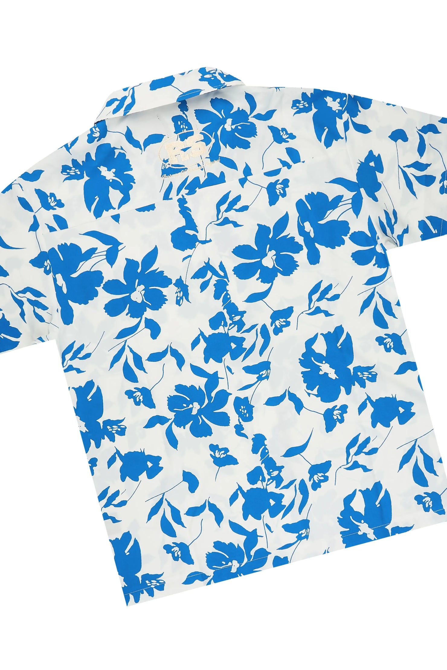 Puka Light Blue Button Down Shirt/Short Set