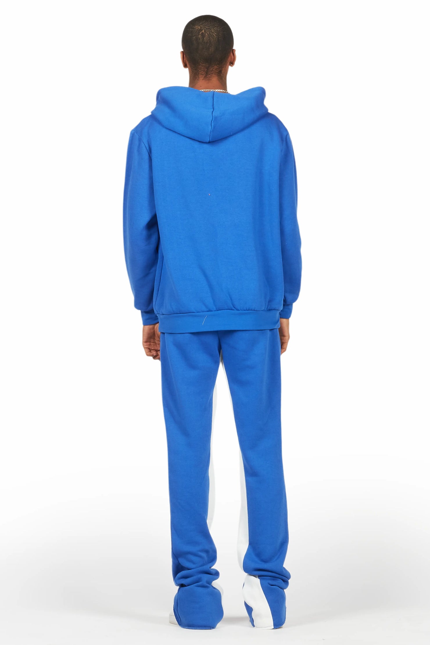 Raffer Royal Blue Hoodie Baggy Fit Pant Track Set