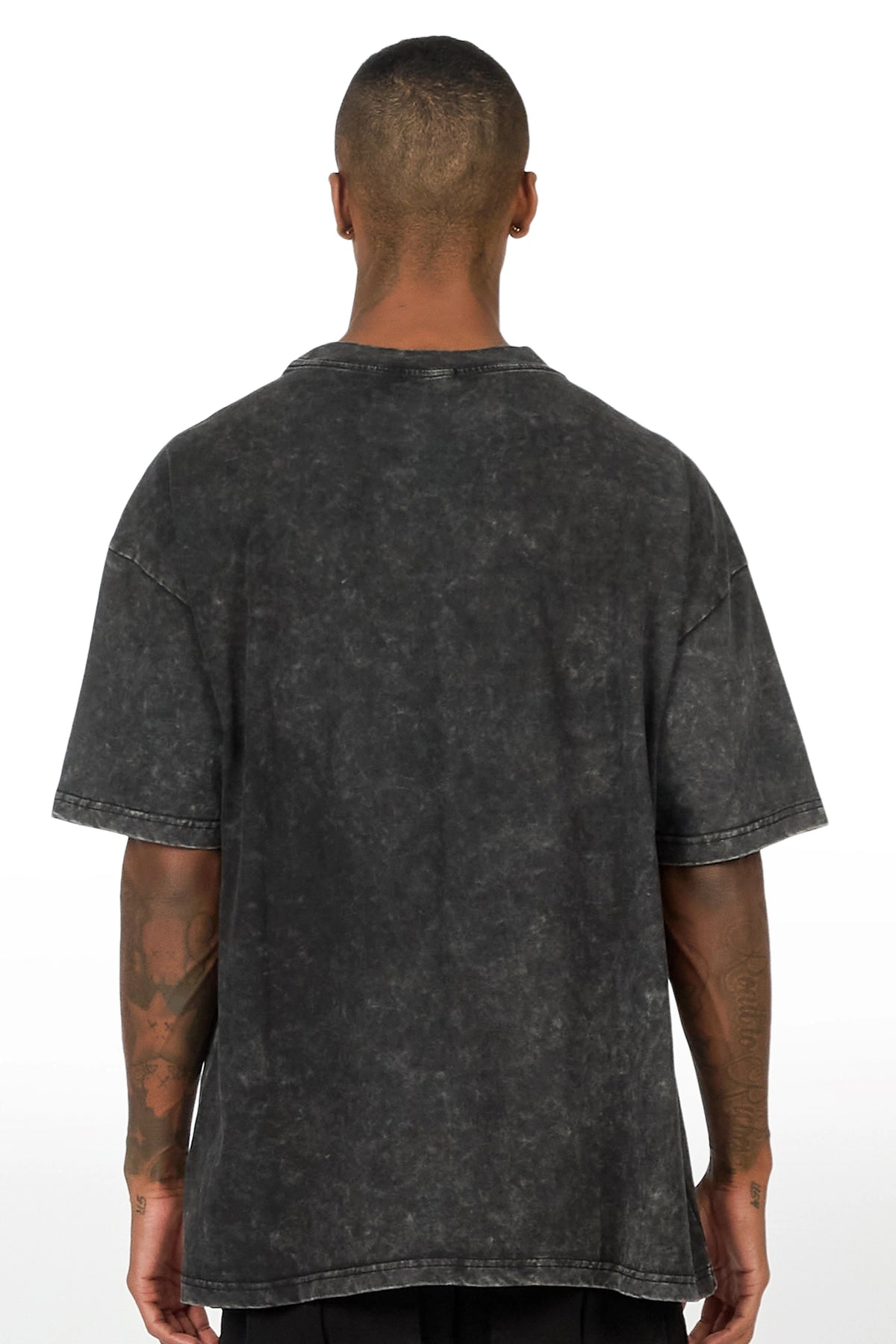 Liberta Black/Multi Rhinestone Oversized Graphic T-Shirt