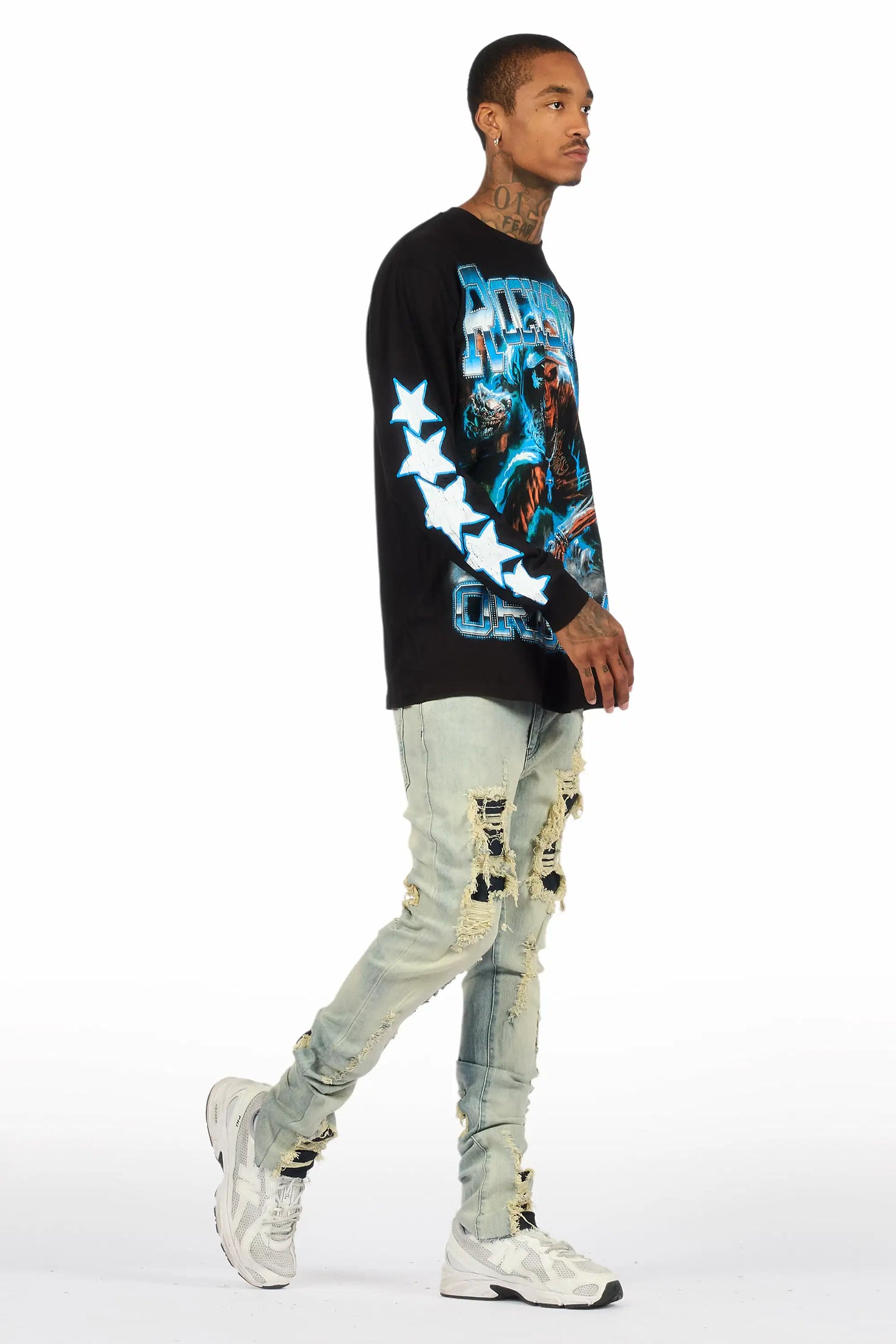 Fateh Light Blue Skinny Fit Jean