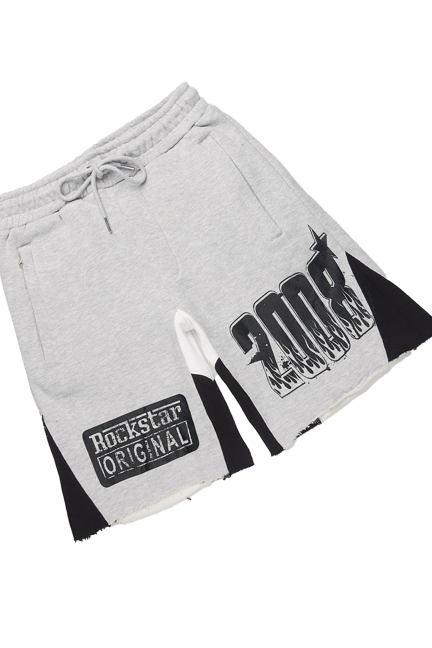 Amos Heather Grey T-Shirt/Short Set