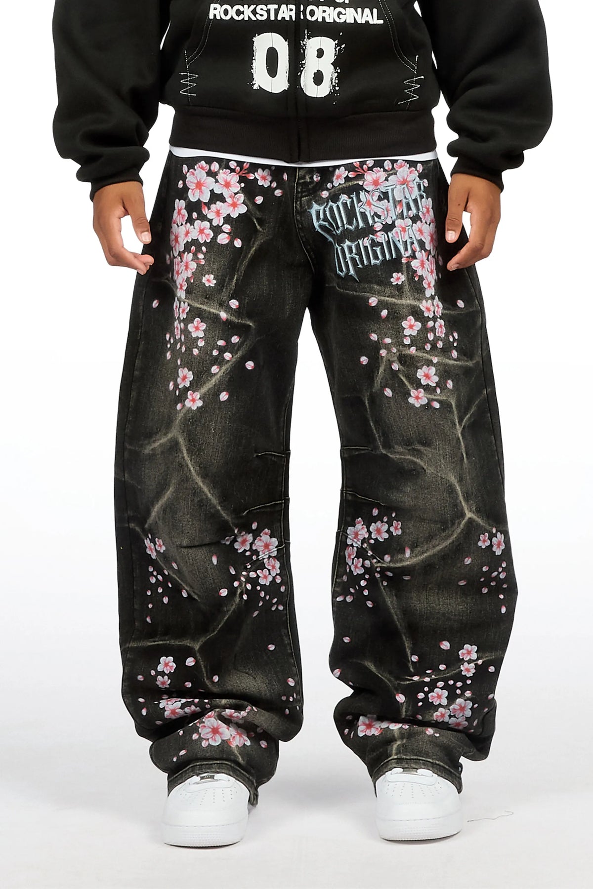 Boys Fin Black Barrel Fit Jean