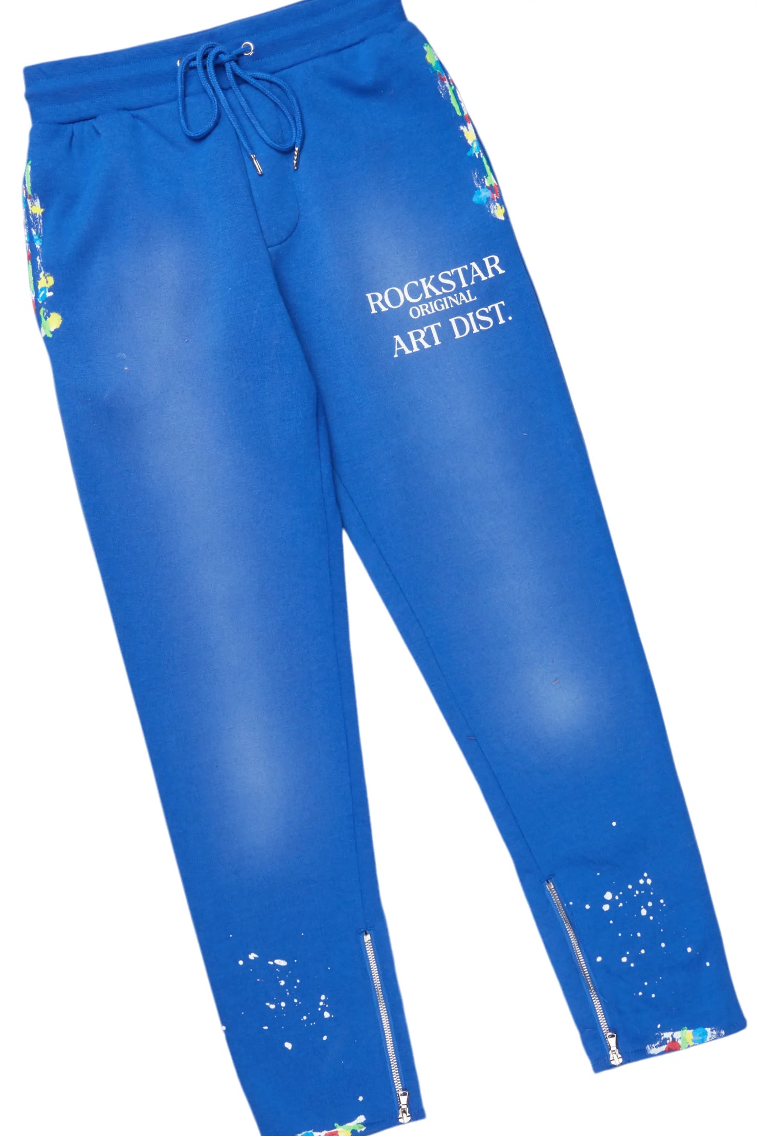 Rockstar Art Dist. Royal Graphic Hoodie Track Set