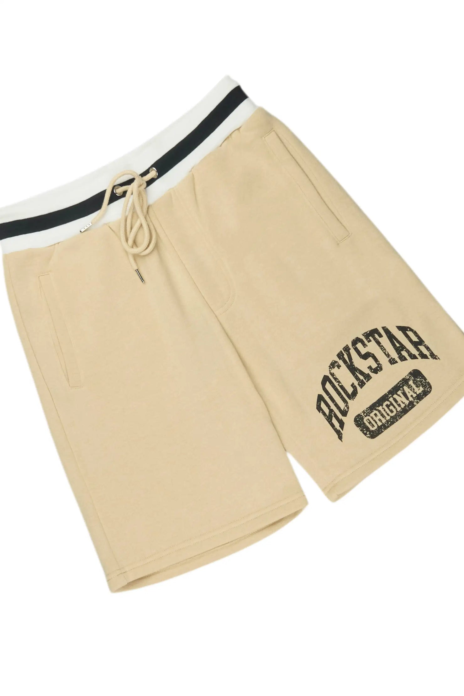 Zig White/Beige T-Shirt/Short Set