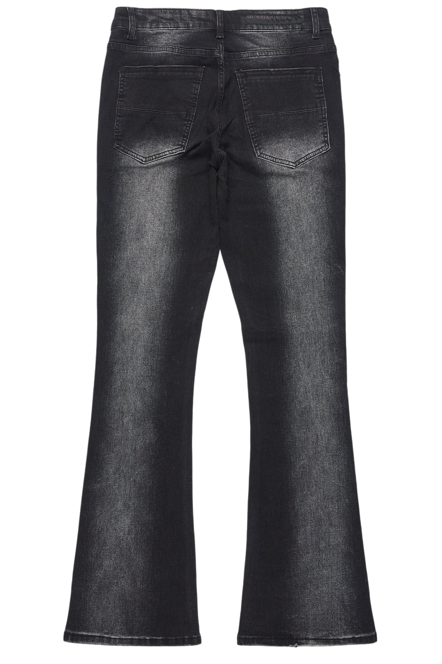 Drick Dark Grey Regular Fit Flare Jean