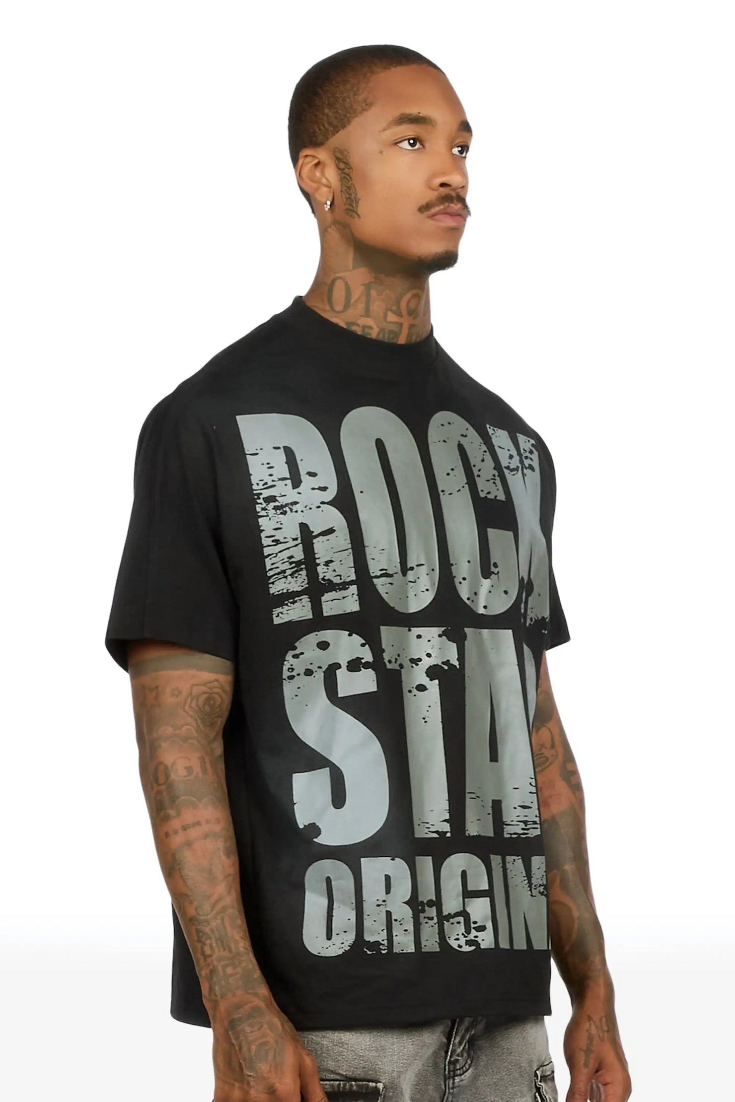 Higantic Black Dolman T-Shirt