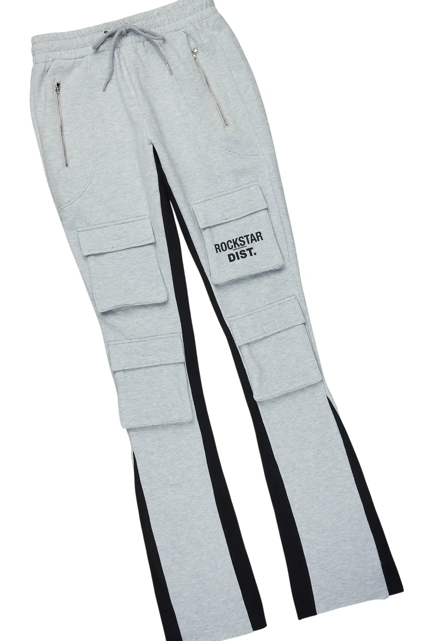Antoon Heather Grey Stacked Track Set