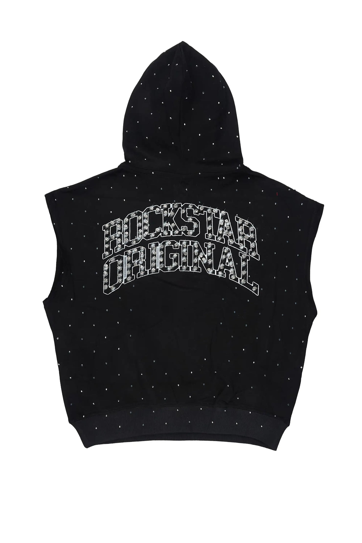 Girls Jayla Black Cut Sleeve Hoodie