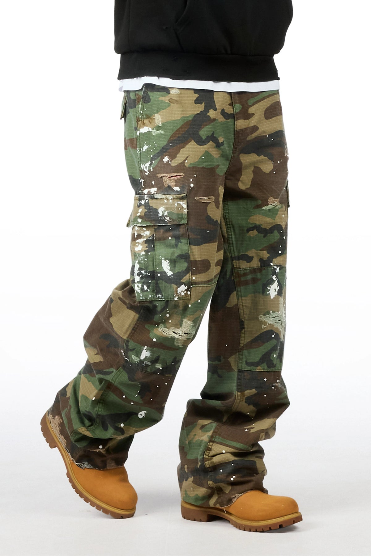 Bronsen Camo Painter Baggy Fit Jean
