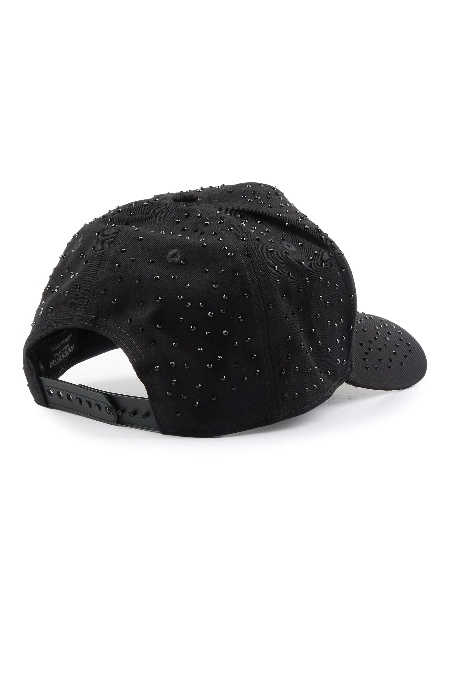 Lovette Black/Black Rhinestone Trucker Hat
