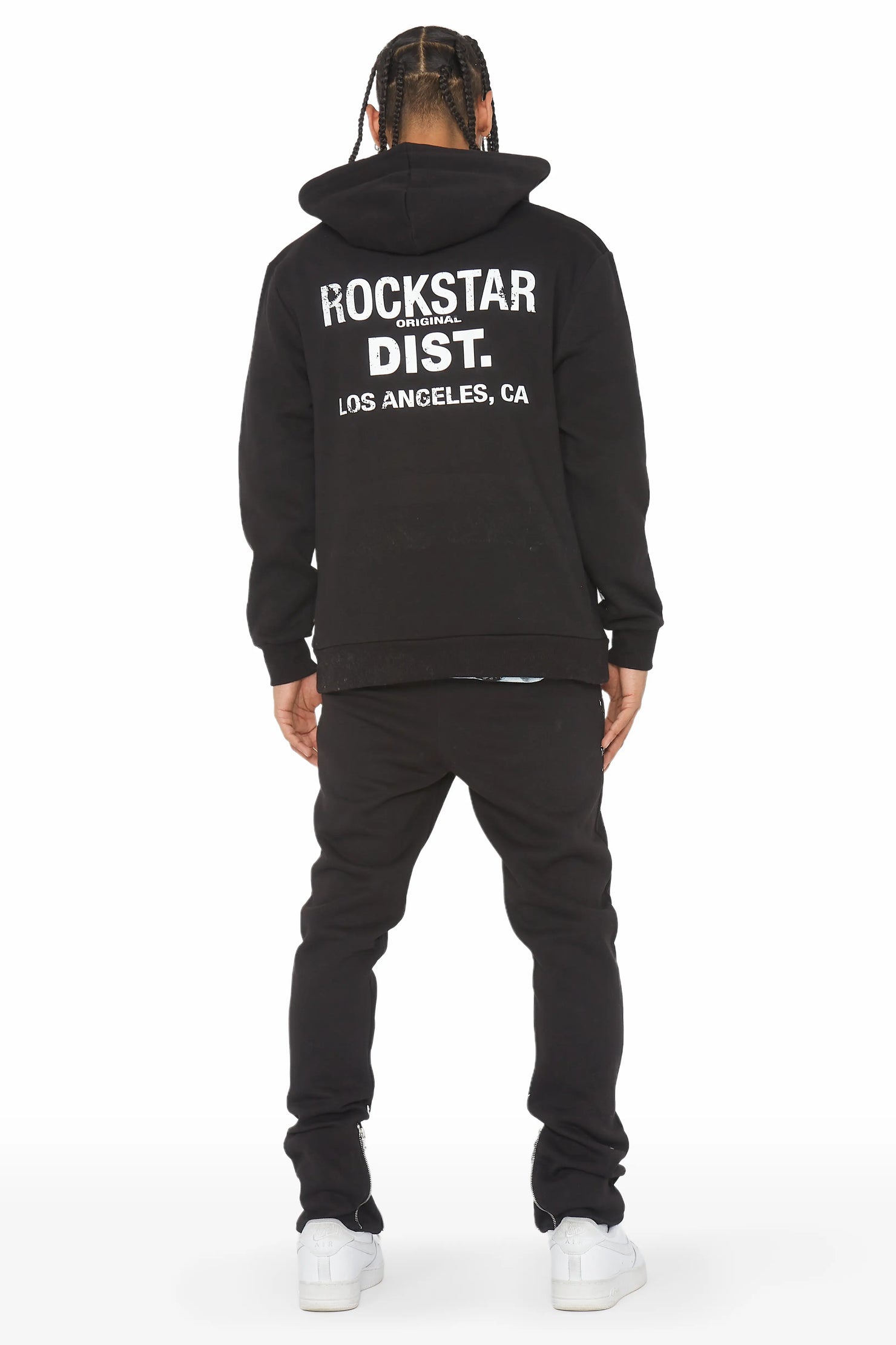 Reece Black  Slim Fit Track Set