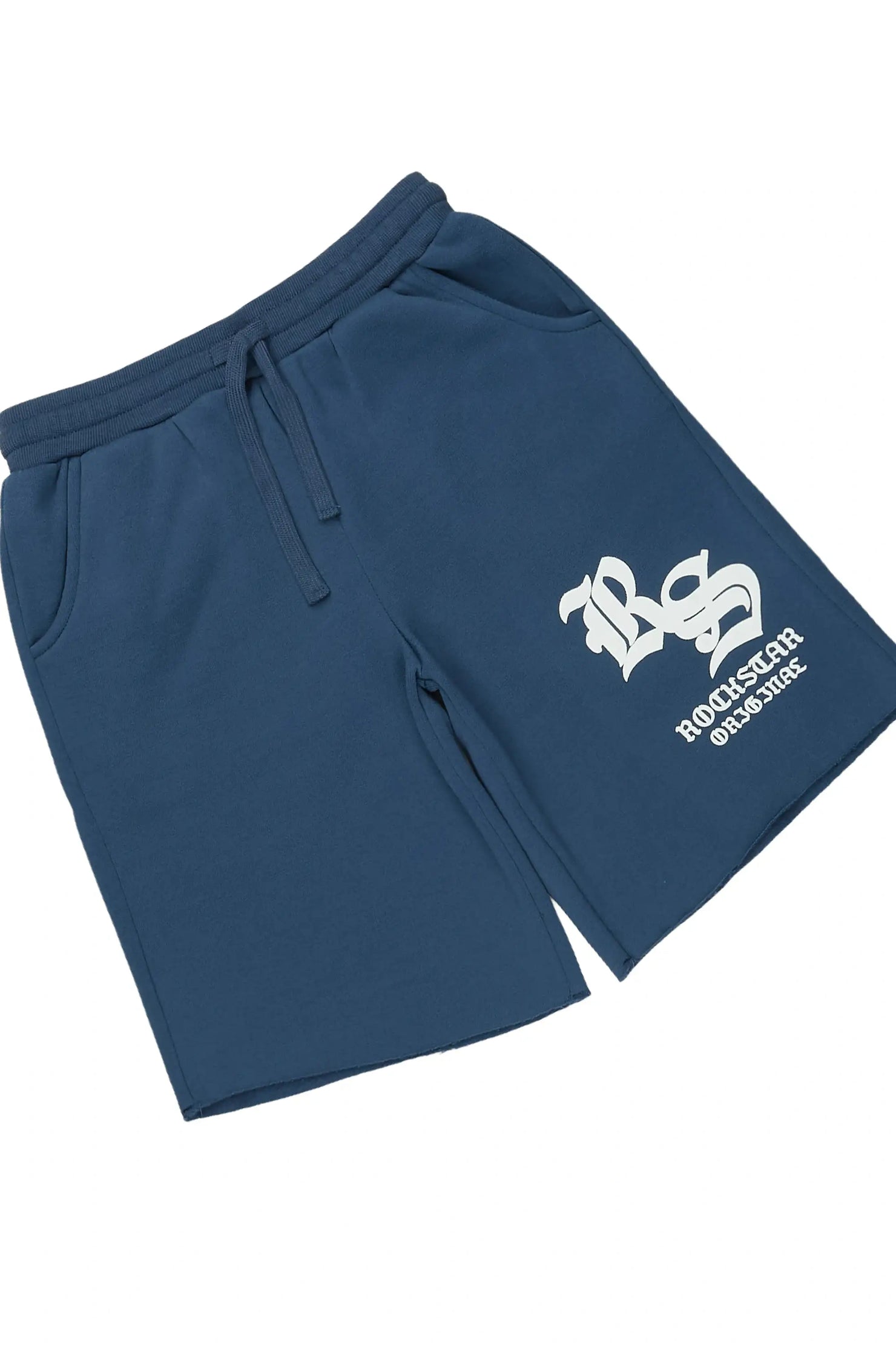 Boys Shire White/Navy T-Shirt Short Set