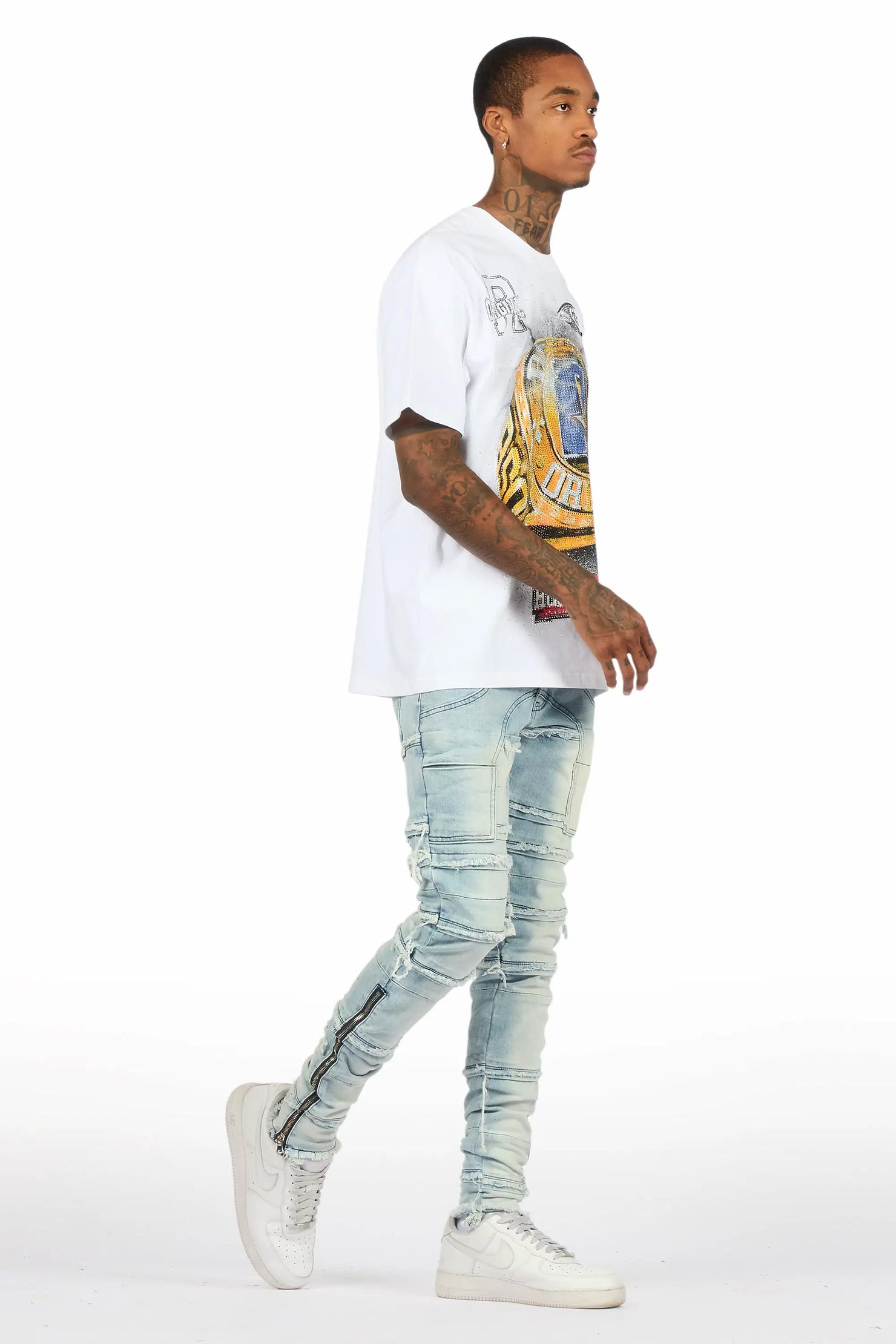 Horado Light Blue Wash Skinny Fit Jean