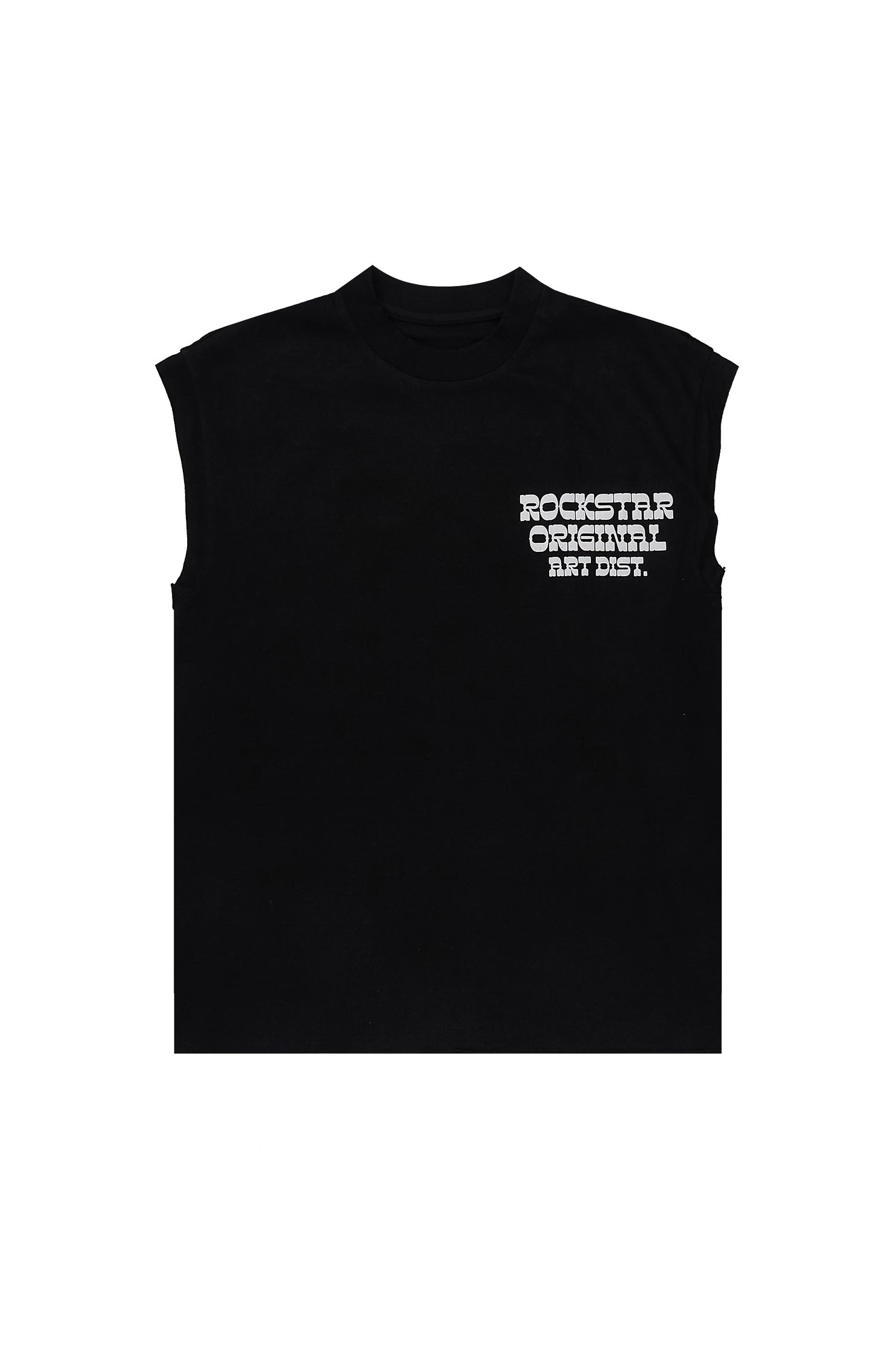 Boys Plot Black Cut Sleeve Tee