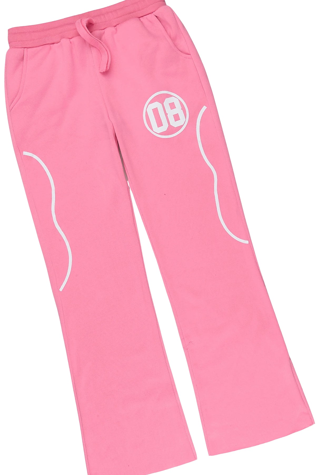 Girls Gaza Bubblegum Hoodie Stacked Track Set