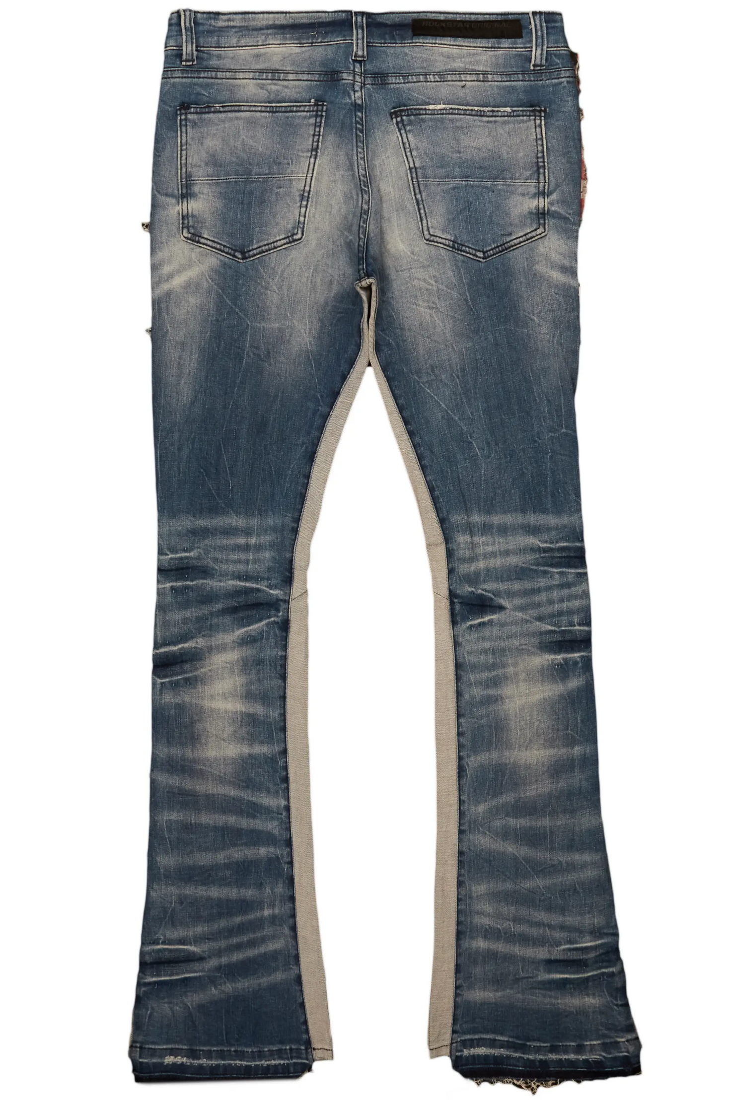 Shop Dark Wash Flare Jeans Online In UAE