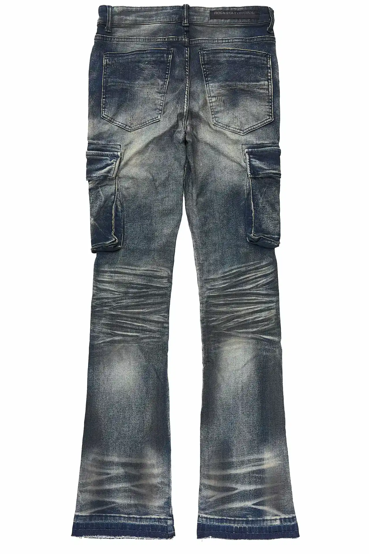 Cruz Dark Blue Stacked Fit Jean