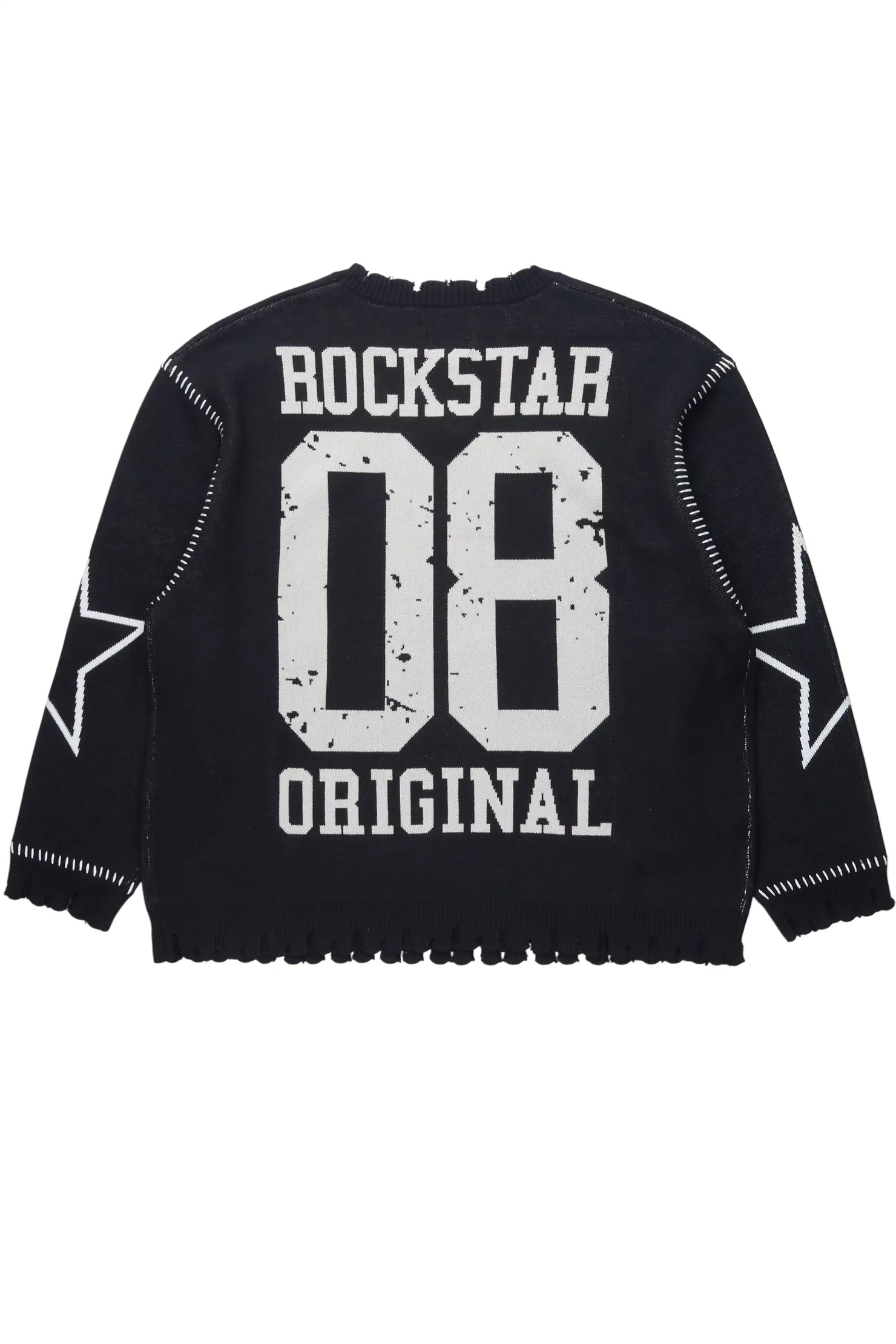 JayNia Black Crewneck Sweatshirt