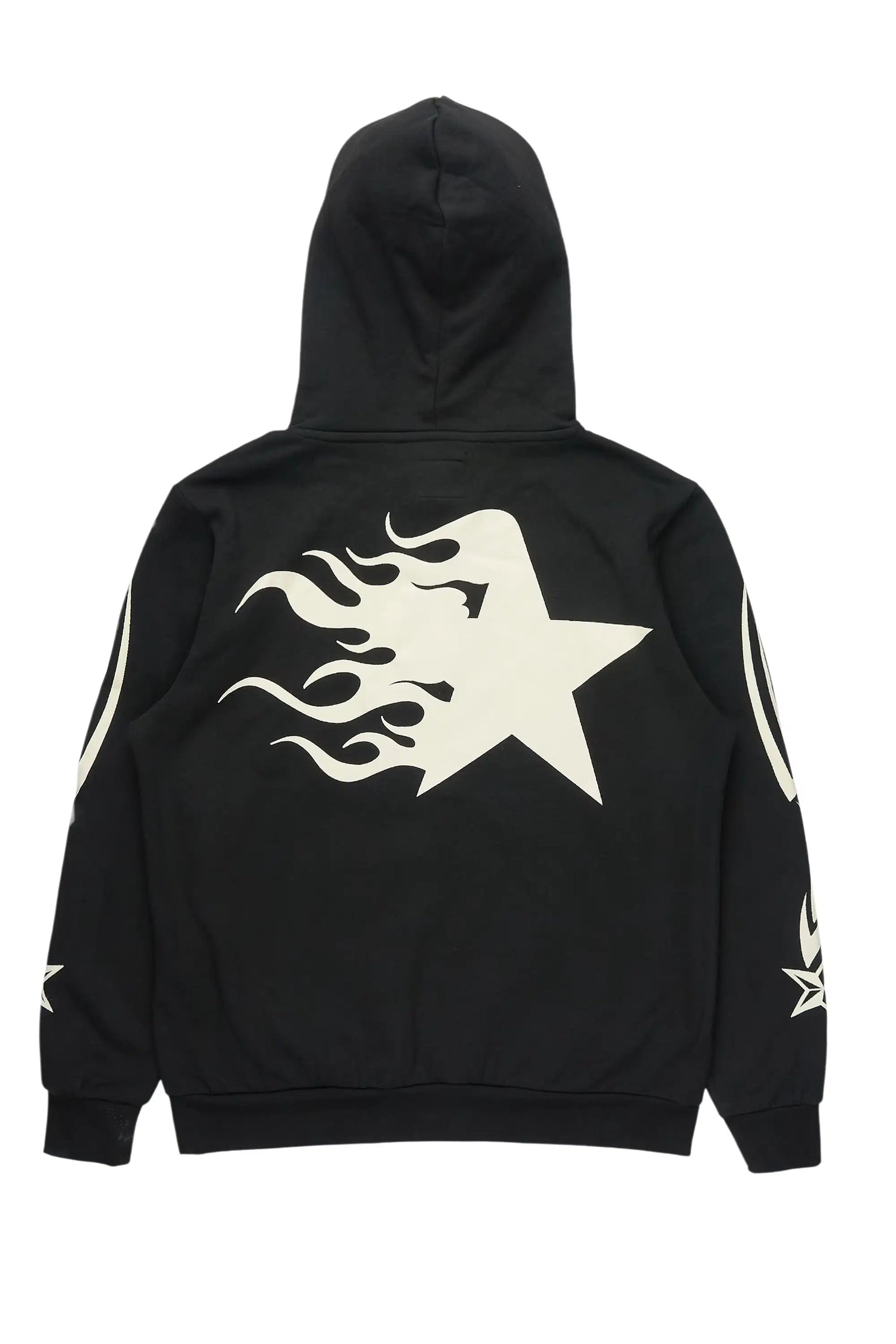 Pluton Black/Cream Graphic Hoodie
