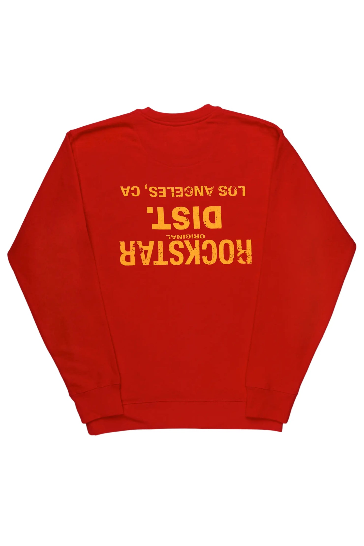 Dist. Town Red/Yellow Graphic Crewneck