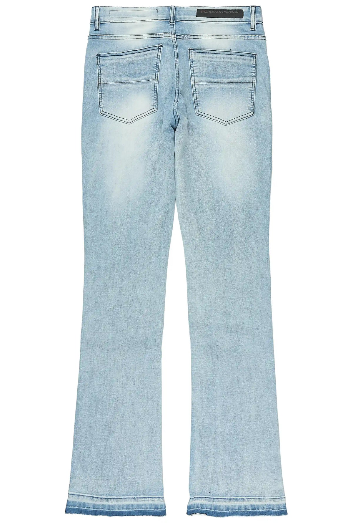 Racier Blue Stacked Fit Jean