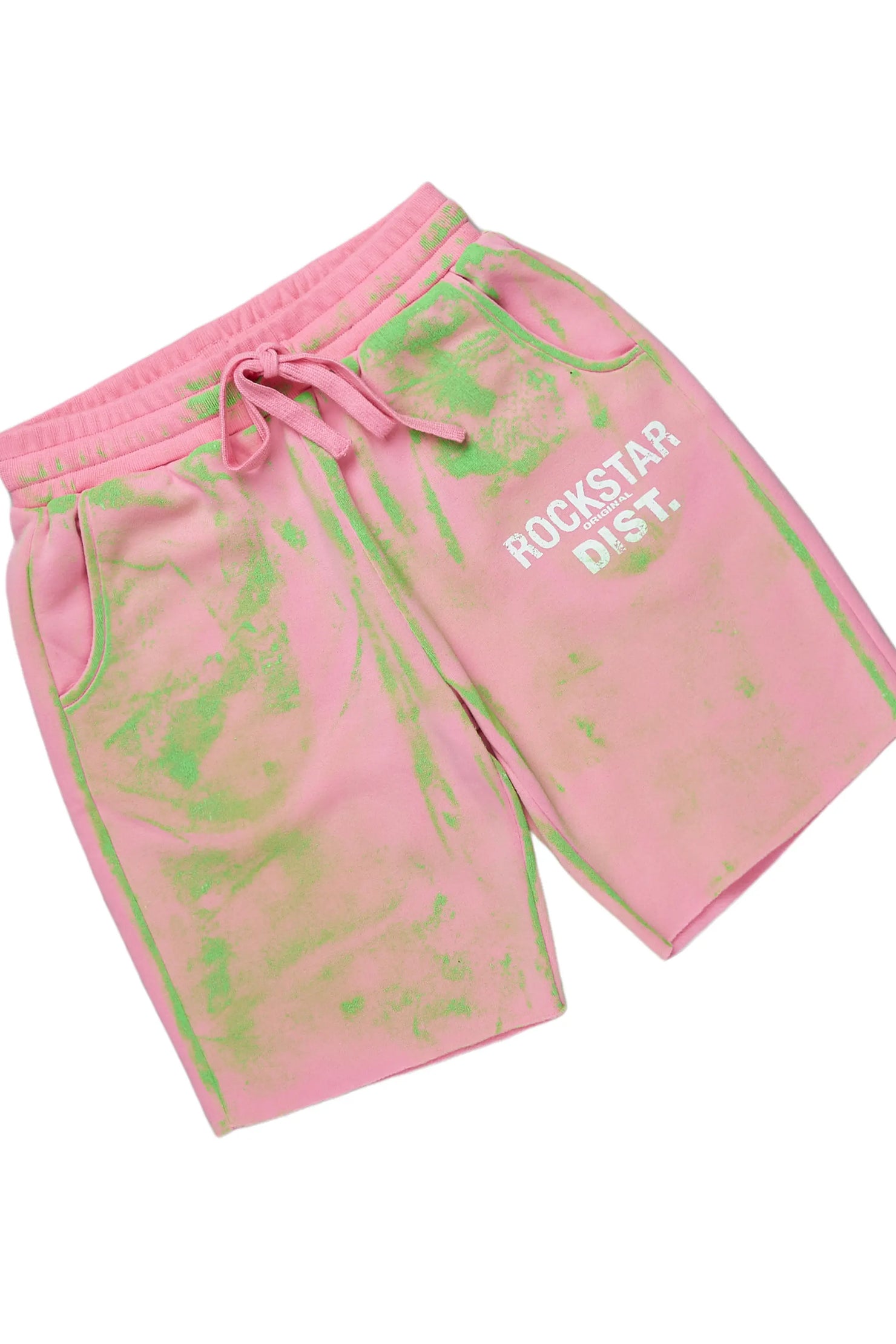 Patricia Pink Zip Up Short Set