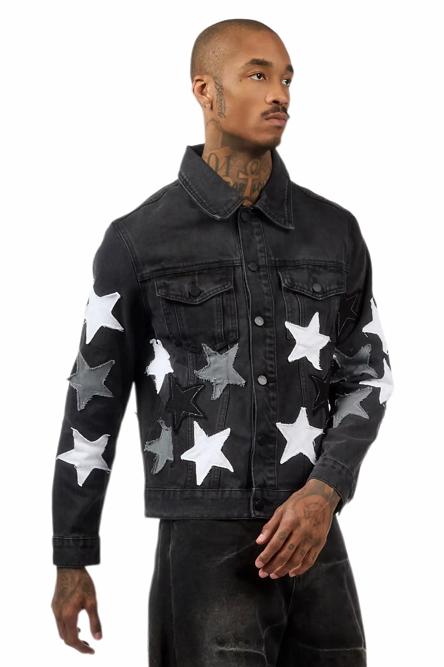 Starlane Black Denim Jacket