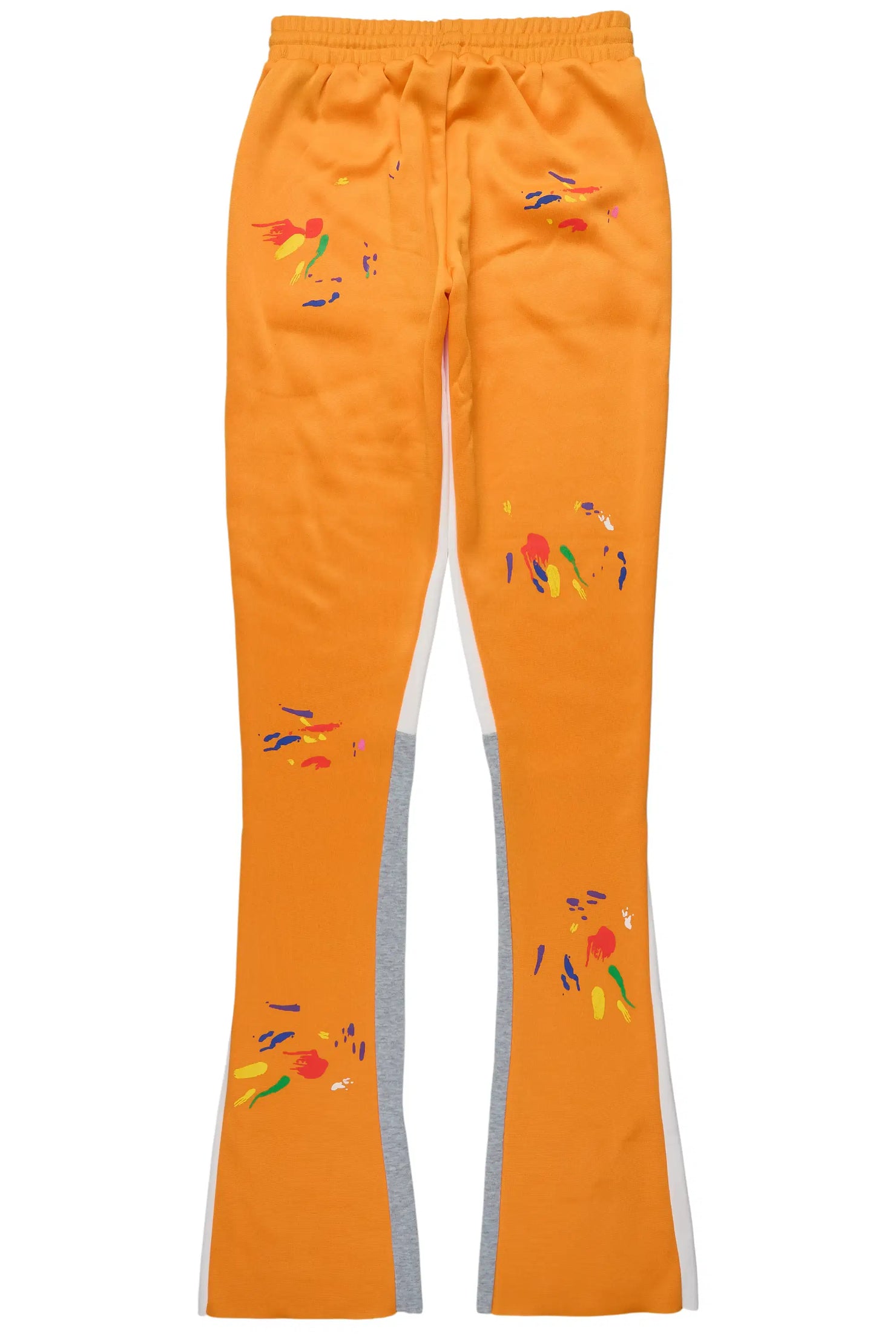 Karenthia 2.0 Orange Stacked Track Pant