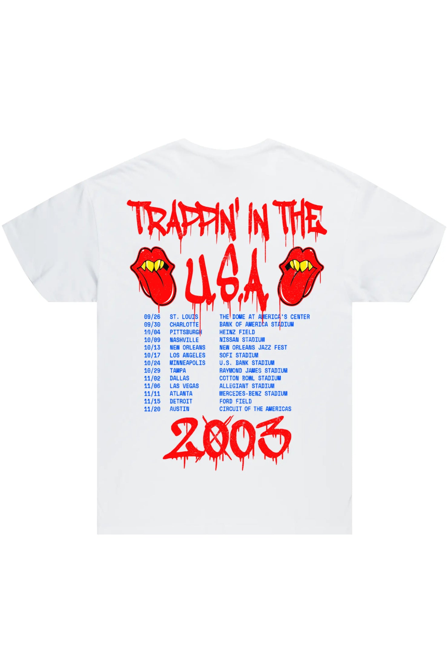 Spent White Graphic T-Shirt