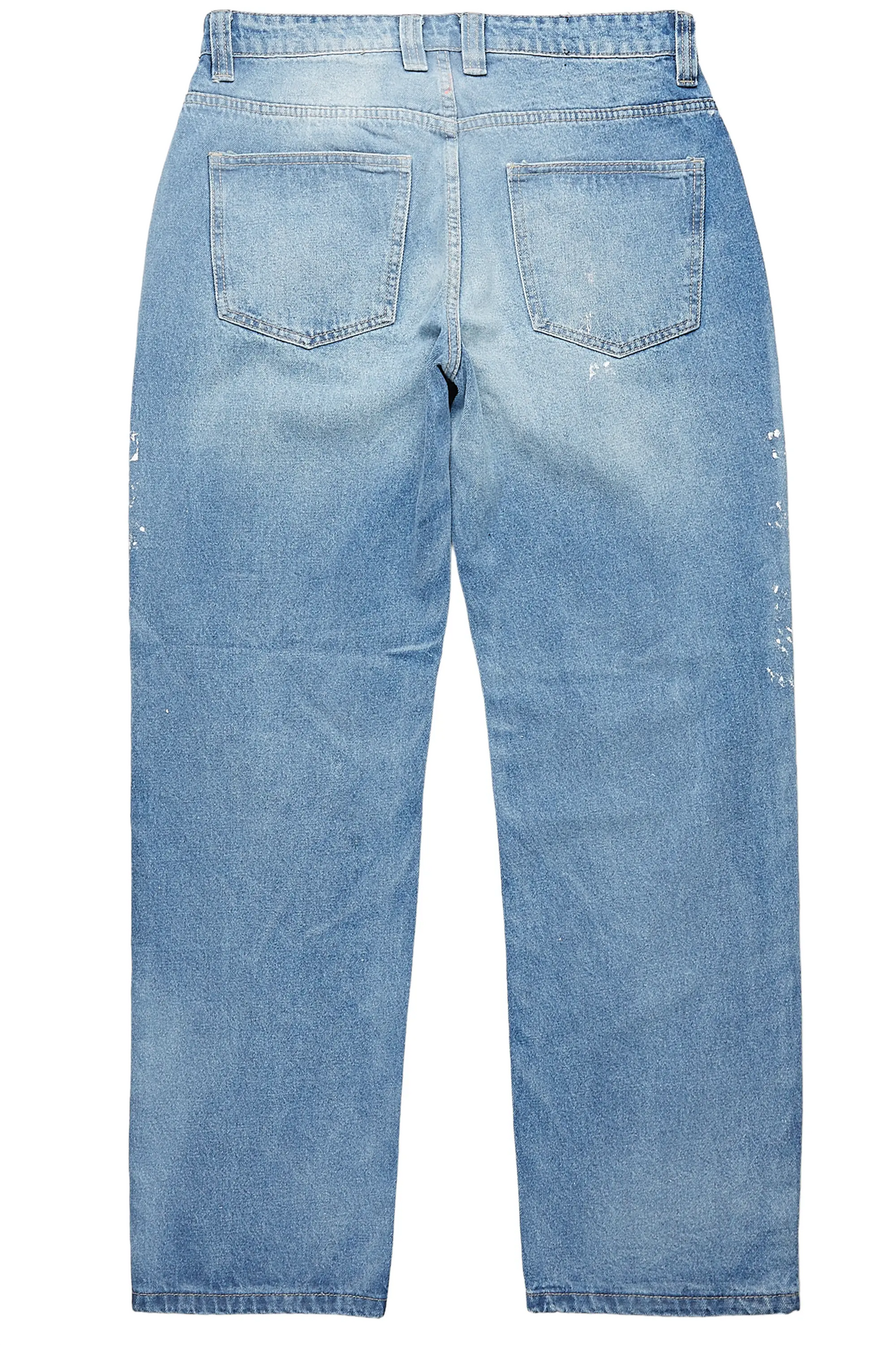 Zasha Indigo Painter Baggy Jean