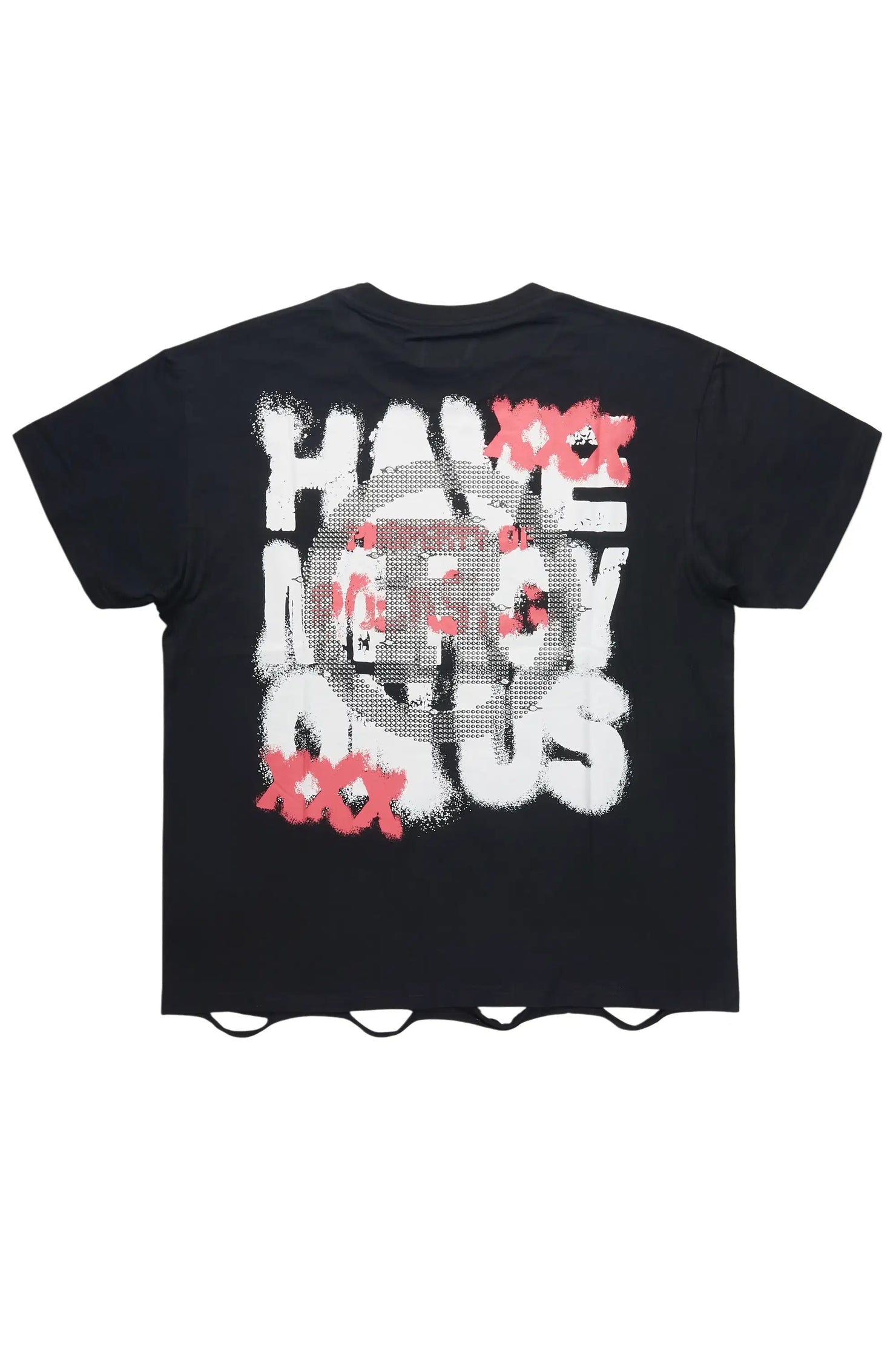 Kyo Black Oversized Graphic T-Shirt