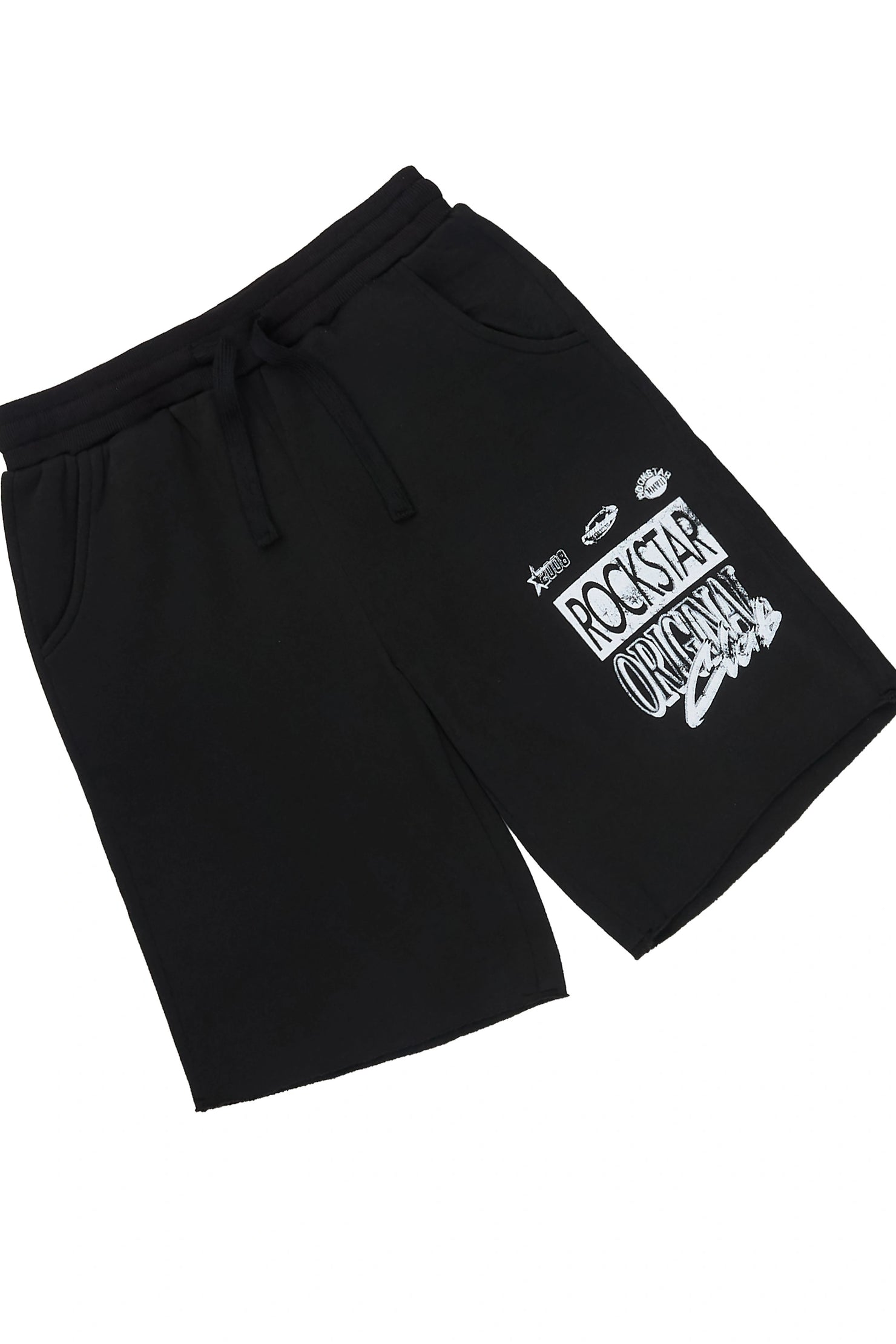 Boys Rylok Black T-Shirt Short Set