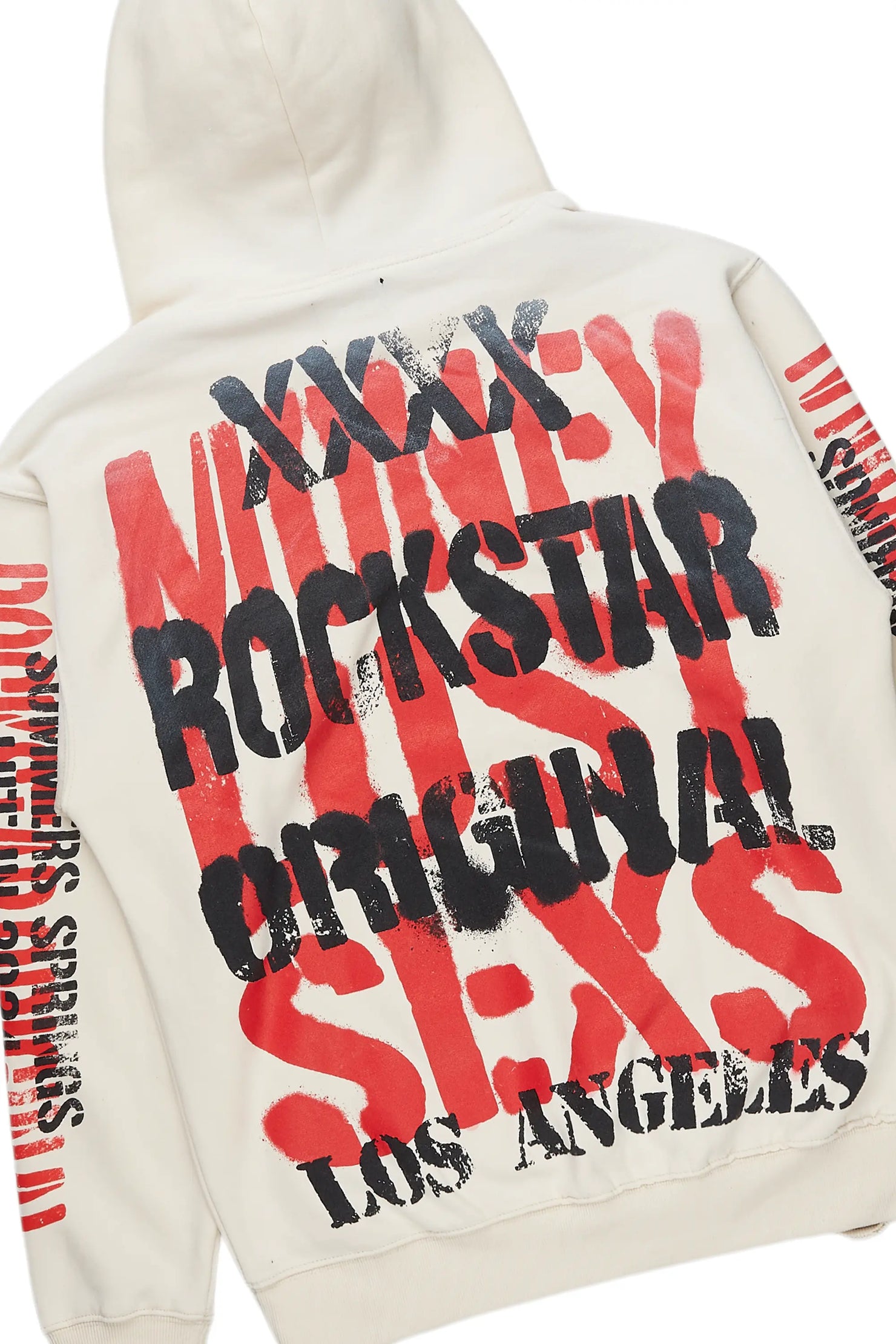 Omer Beige Hoodie & Josiah Stacked Flare Jean Bundle