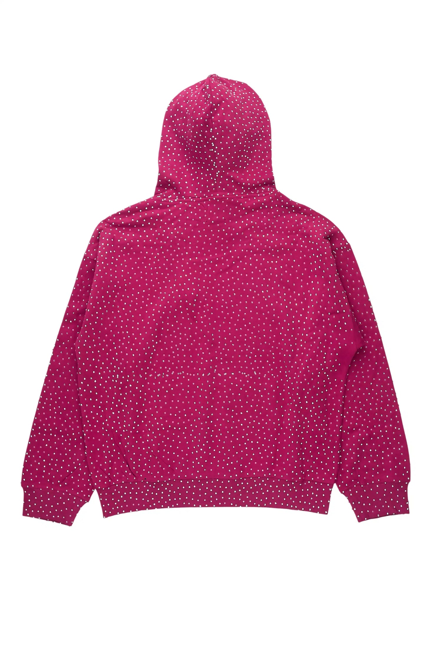 Roshanda Hot Pink Rhinestone Hoodie