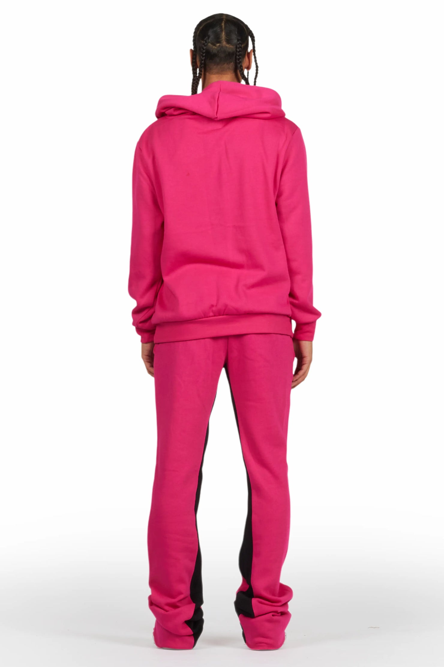 Lake Fuchsia Hoodie/Baggy Track Pant Set