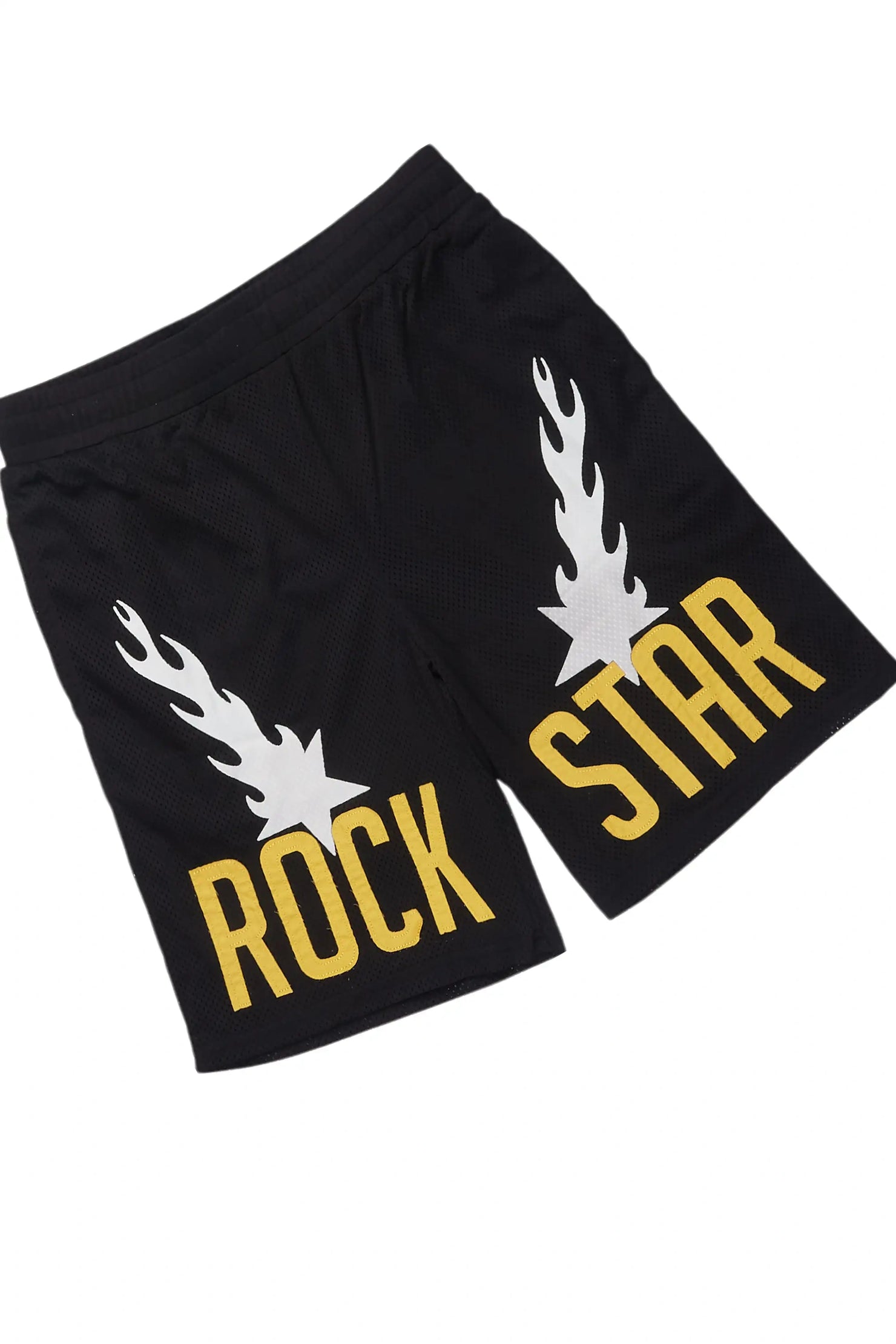 Climi Black Cut Sleeve T-Shirt/Short Set
